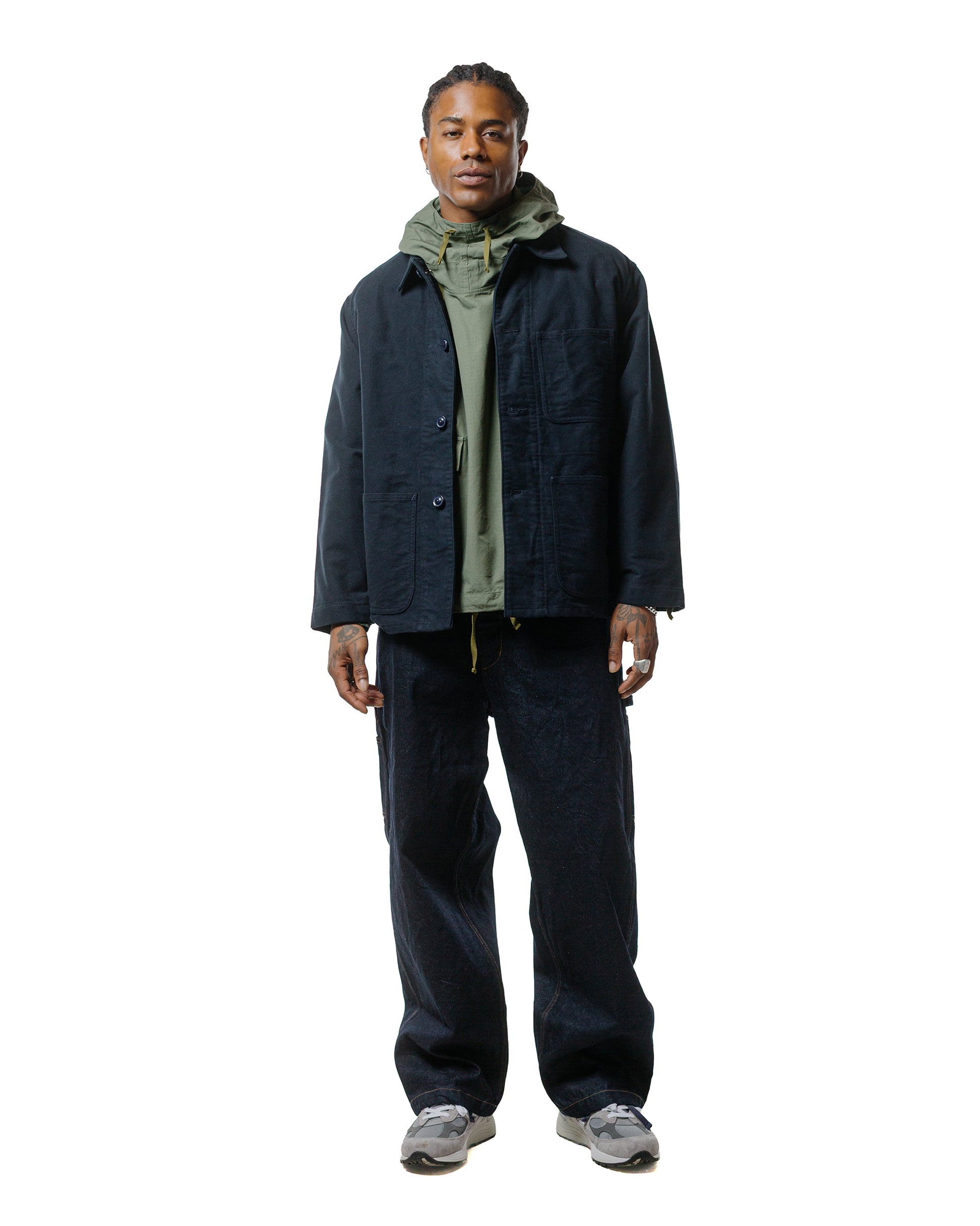 lost & found Engineered Garments Workaday Engineered Garments Workaday Salvage Smock Olive Cotton Ripstop