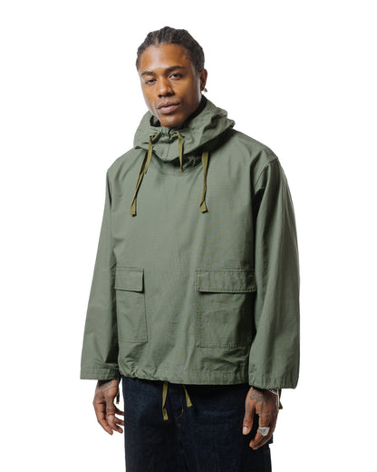 lost & found Engineered Garments Workaday Engineered Garments Workaday Salvage Smock Olive Cotton Ripstop