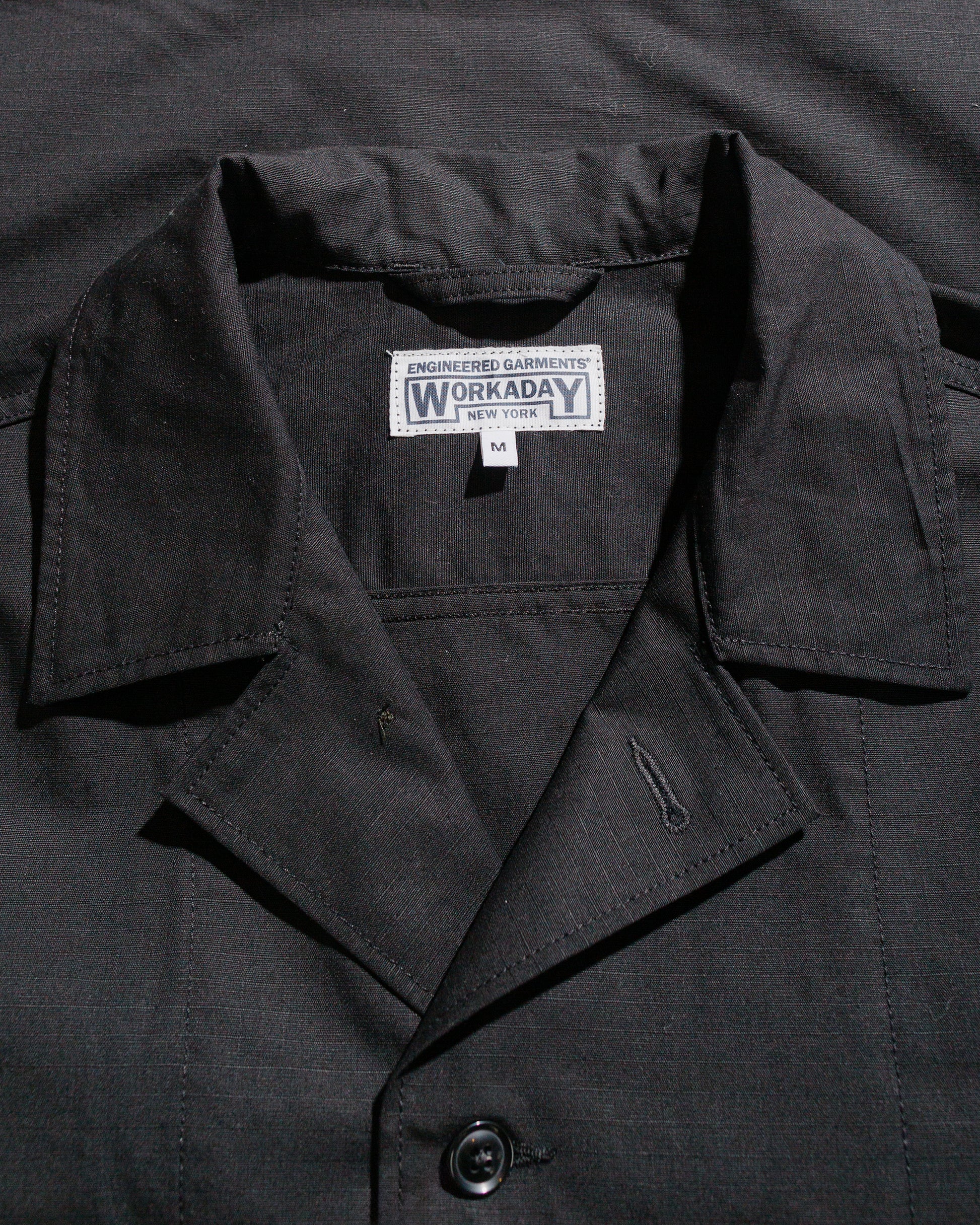 lost & found Engineered Garments Workaday Engineered Garments Workaday Sea Bees Jacket Black Cotton Ripstop