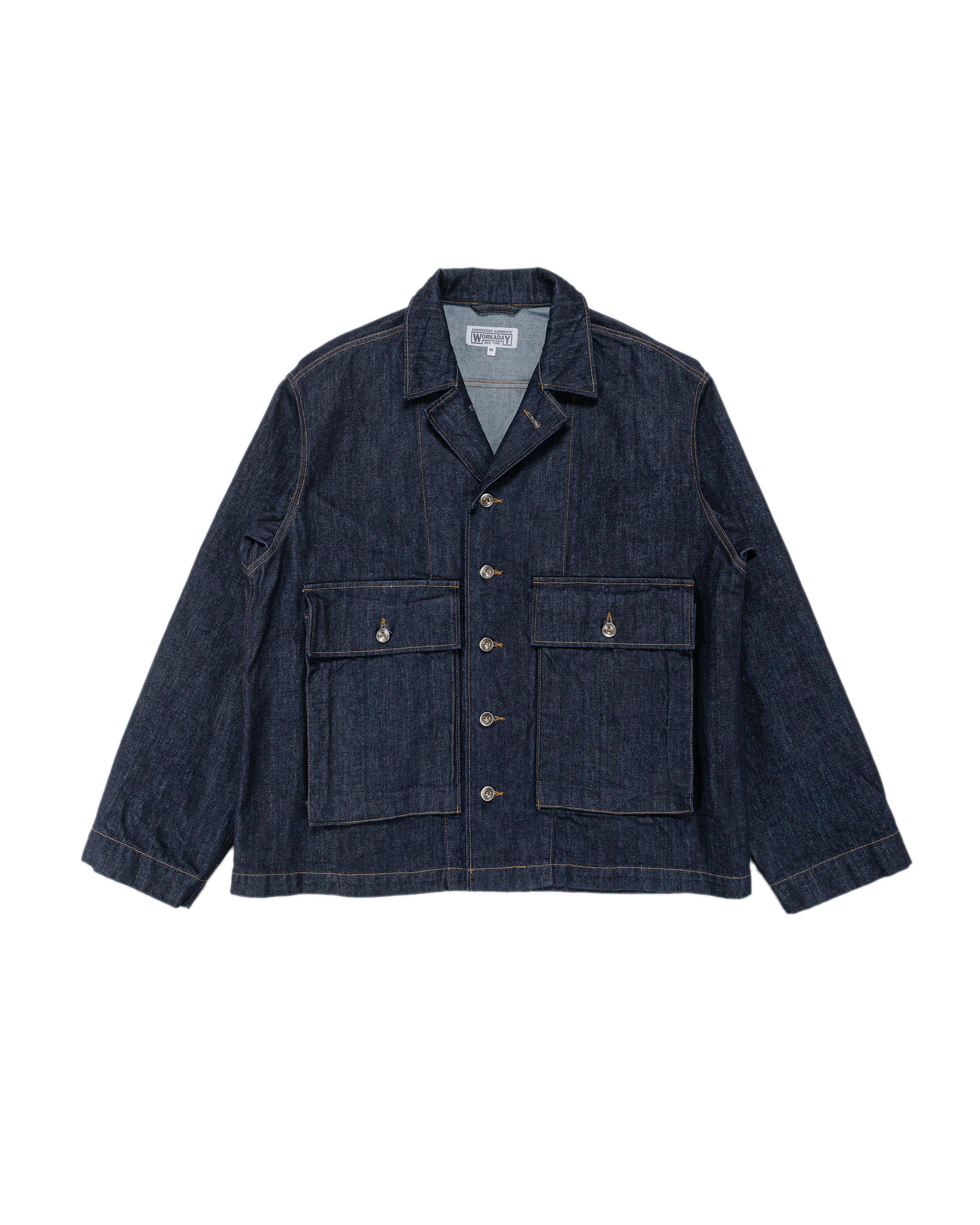 lost & found Engineered Garments Workaday Engineered Garments Workaday Sea Bees Jacket Indigo 12oz Cone Denim