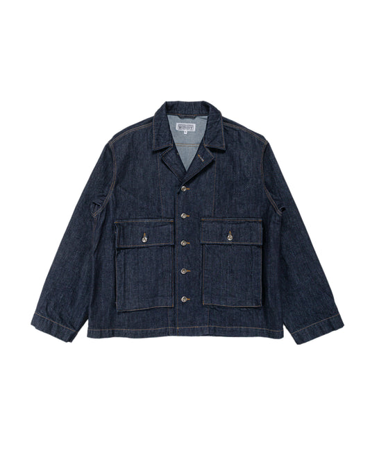 lost & found Engineered Garments Workaday Engineered Garments Workaday Sea Bees Jacket Indigo 12oz Cone Denim
