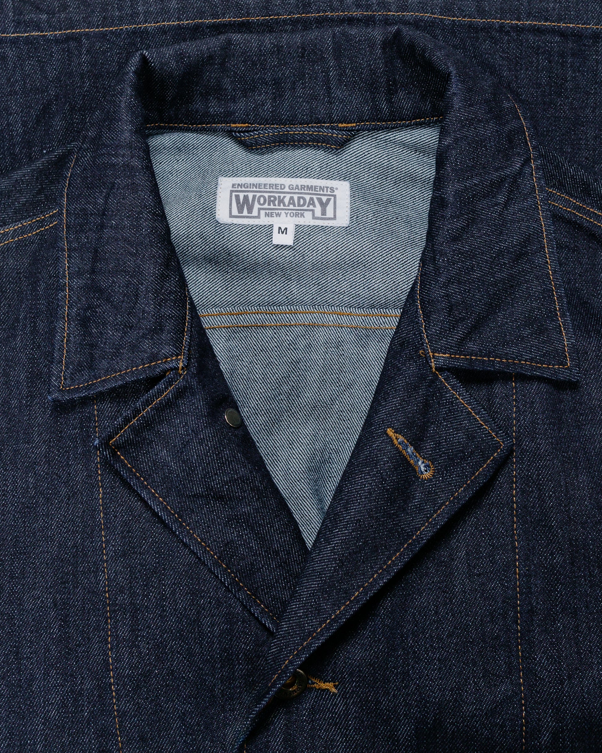 lost & found Engineered Garments Workaday Engineered Garments Workaday Sea Bees Jacket Indigo 12oz Cone Denim