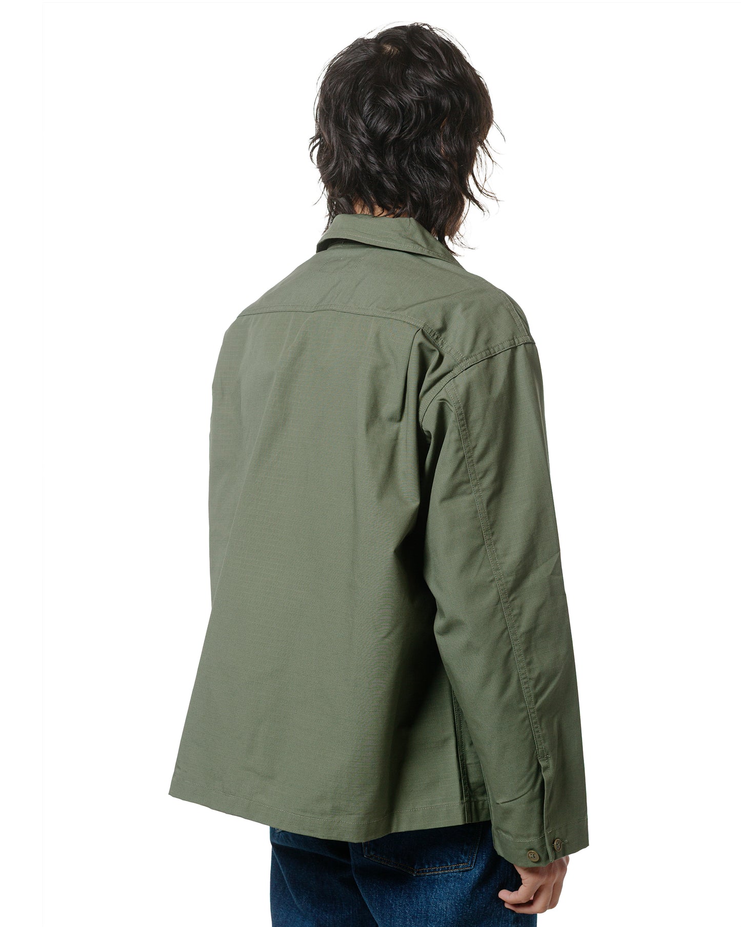 lost & found Engineered Garments Workaday Engineered Garments Workaday Sea Bees Jacket Olive Cotton Ripstop