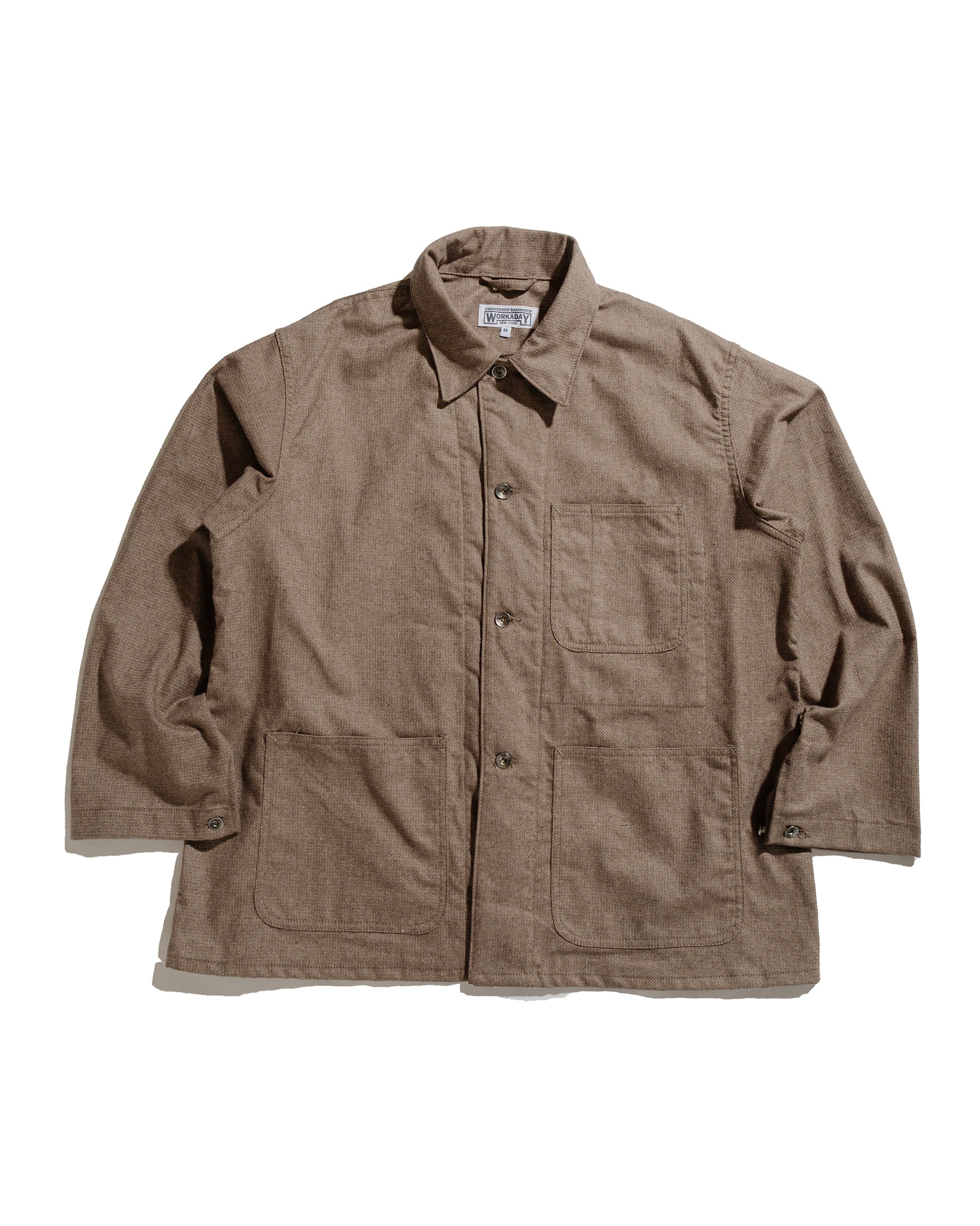 lost & found Engineered Garments Workaday Engineered Garments Workaday Utility Jacket Brown CP Homespun
