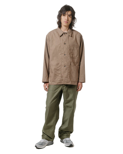 lost & found Engineered Garments Workaday Engineered Garments Workaday Utility Jacket Brown CP Homespun