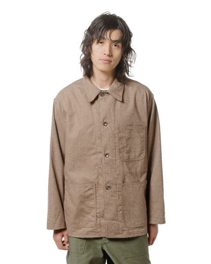 lost & found Engineered Garments Workaday Engineered Garments Workaday Utility Jacket Brown CP Homespun