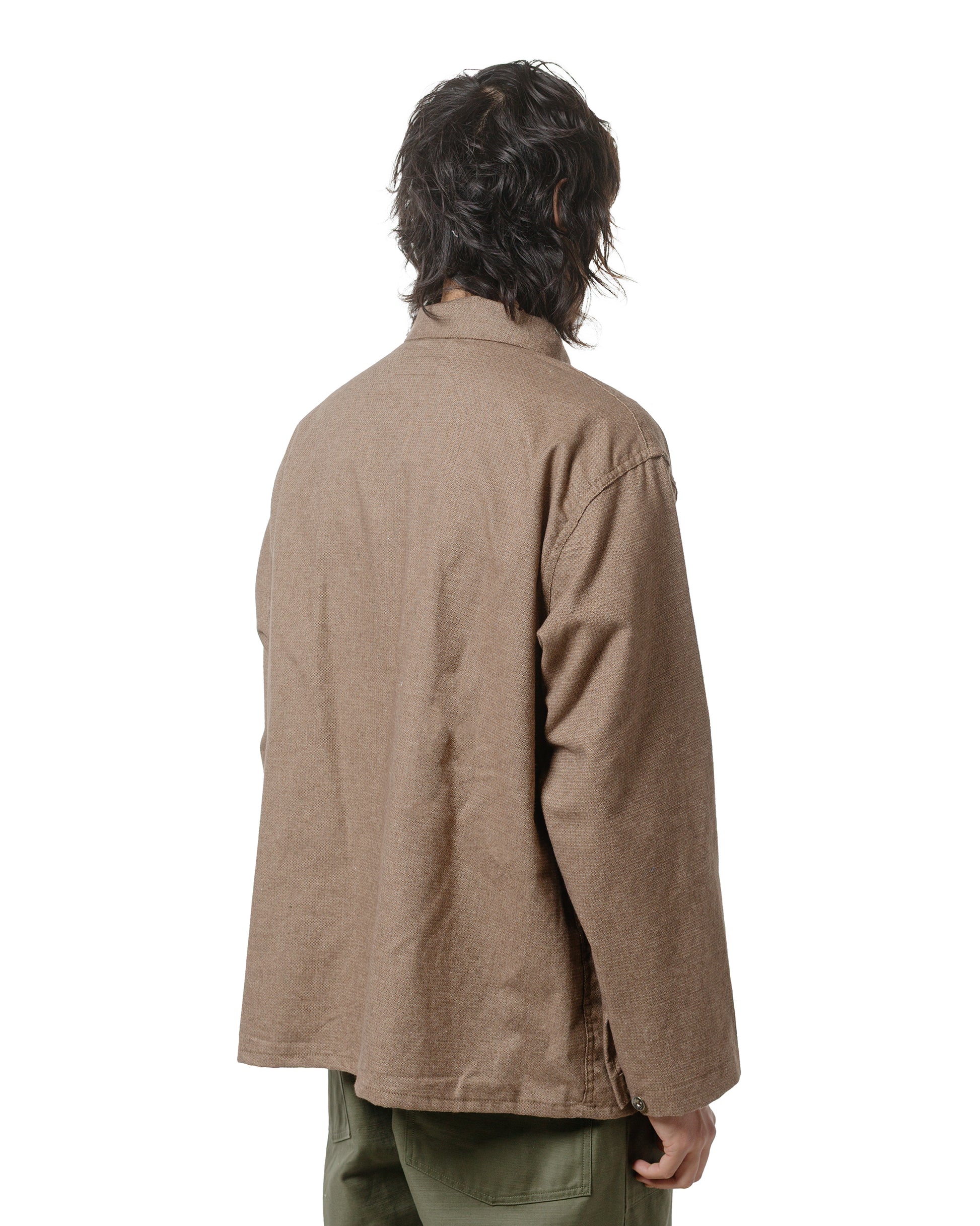 lost & found Engineered Garments Workaday Engineered Garments Workaday Utility Jacket Brown CP Homespun