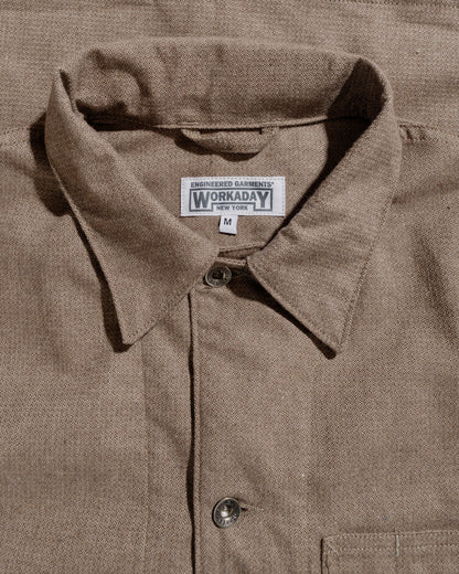 lost & found Engineered Garments Workaday Engineered Garments Workaday Utility Jacket Brown CP Homespun