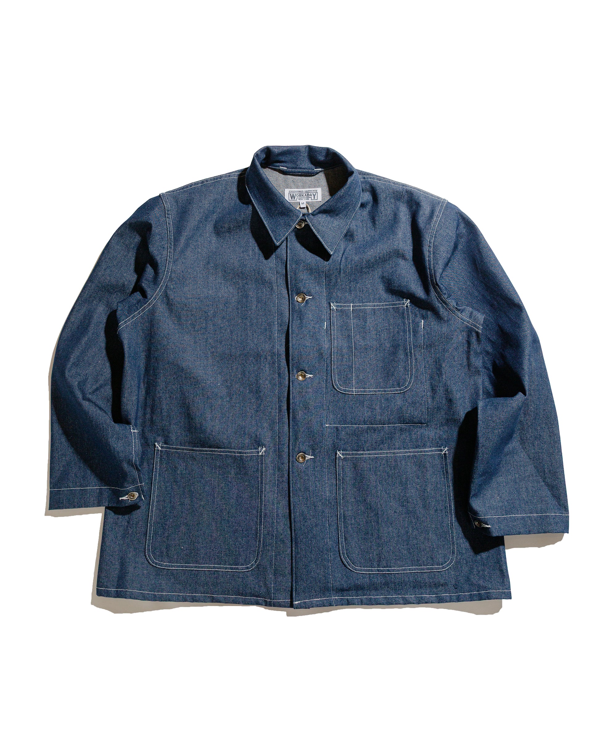 lost & found Engineered Garments Workaday Engineered Garments Workaday Utility Jacket Indigo Industrial 8oz Denim