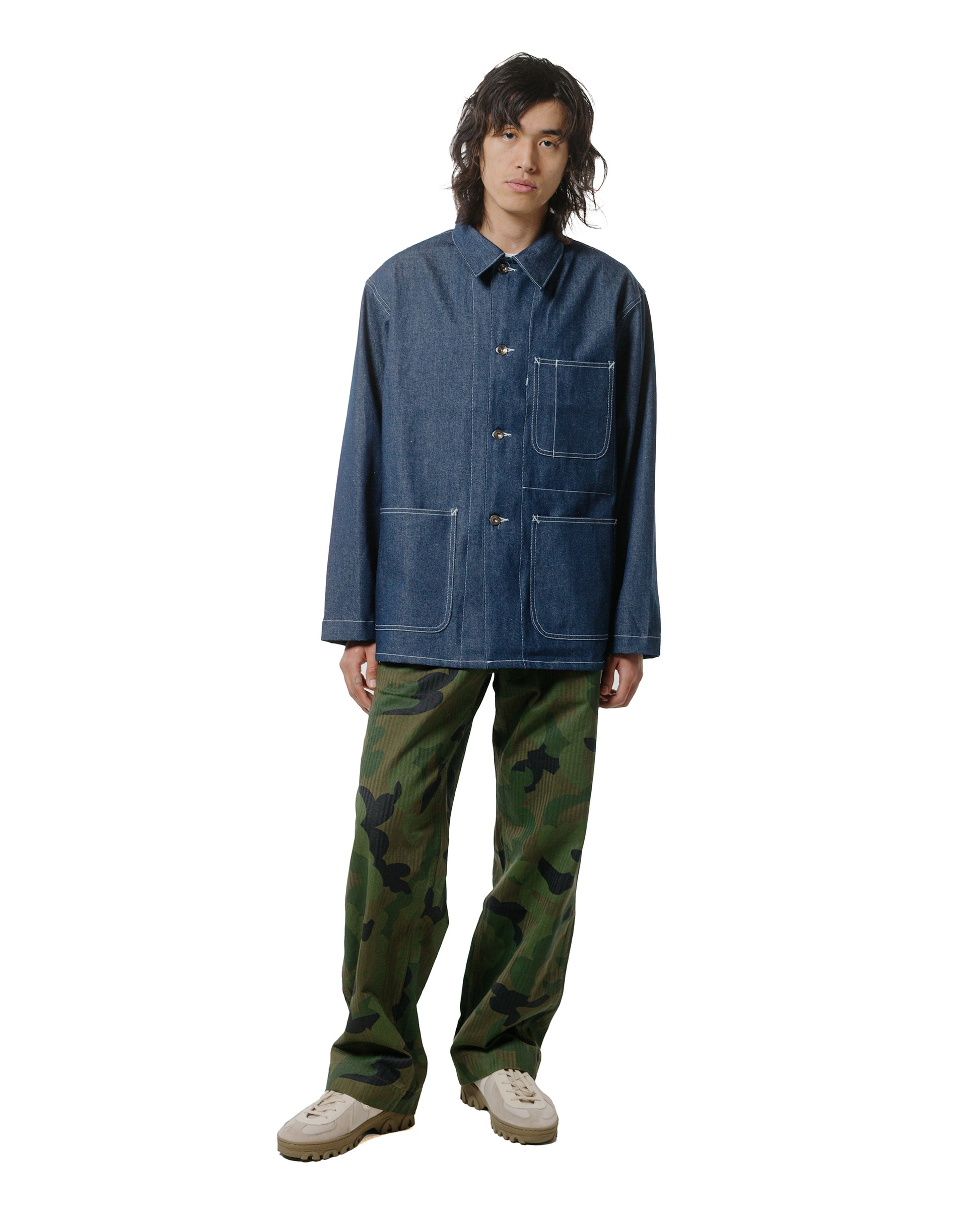 lost & found Engineered Garments Workaday Engineered Garments Workaday Utility Jacket Indigo Industrial 8oz Denim