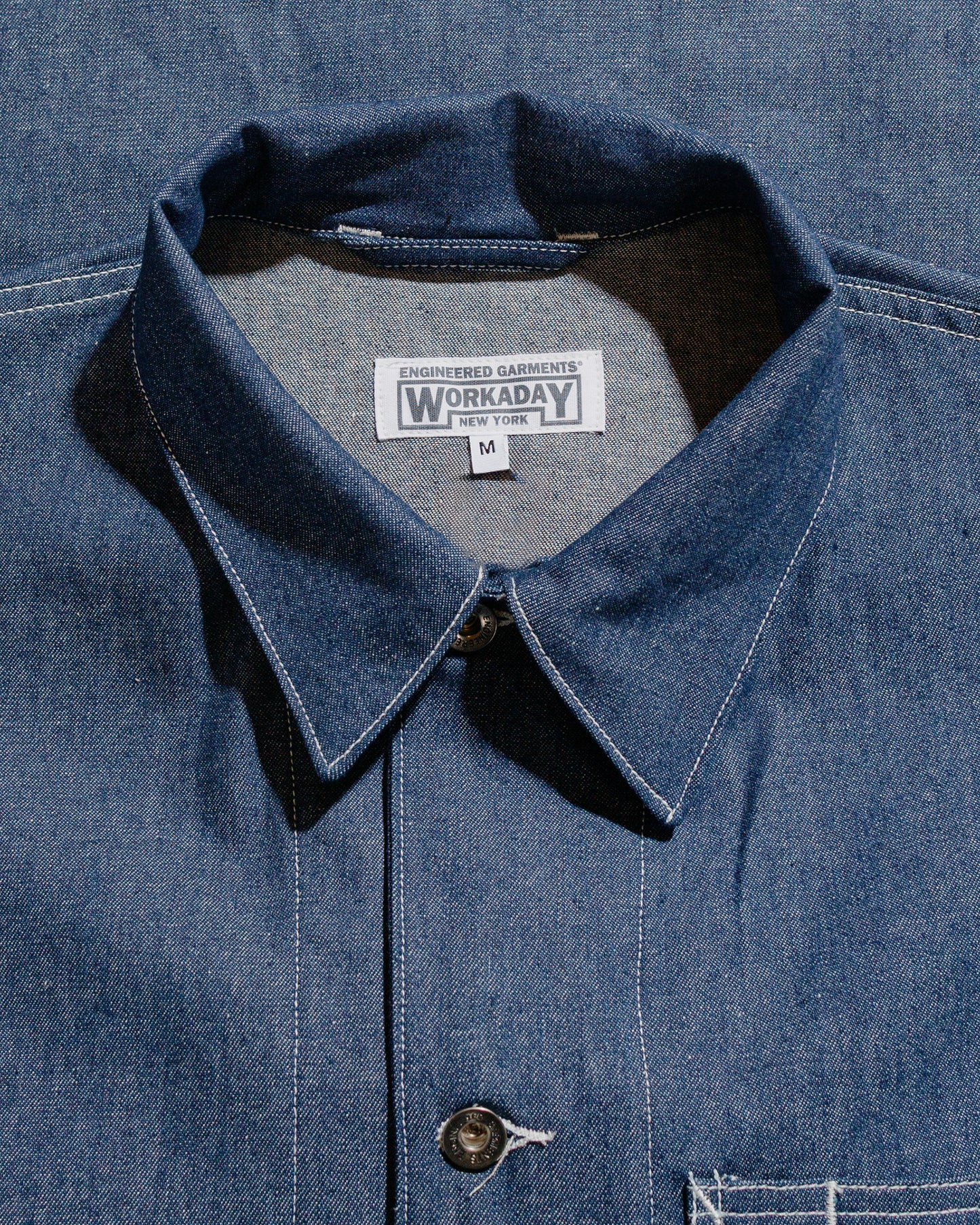 lost & found Engineered Garments Workaday Engineered Garments Workaday Utility Jacket Indigo Industrial 8oz Denim
