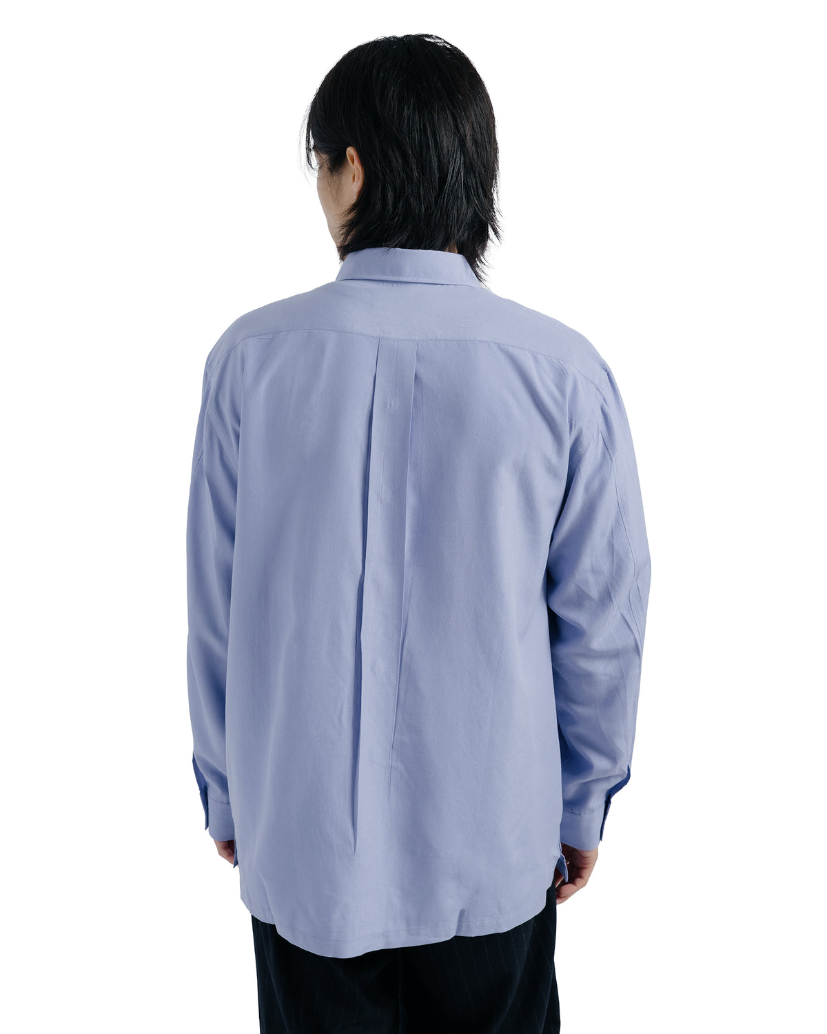 Ernie Palo Silk Nidom Square Shirt Purple