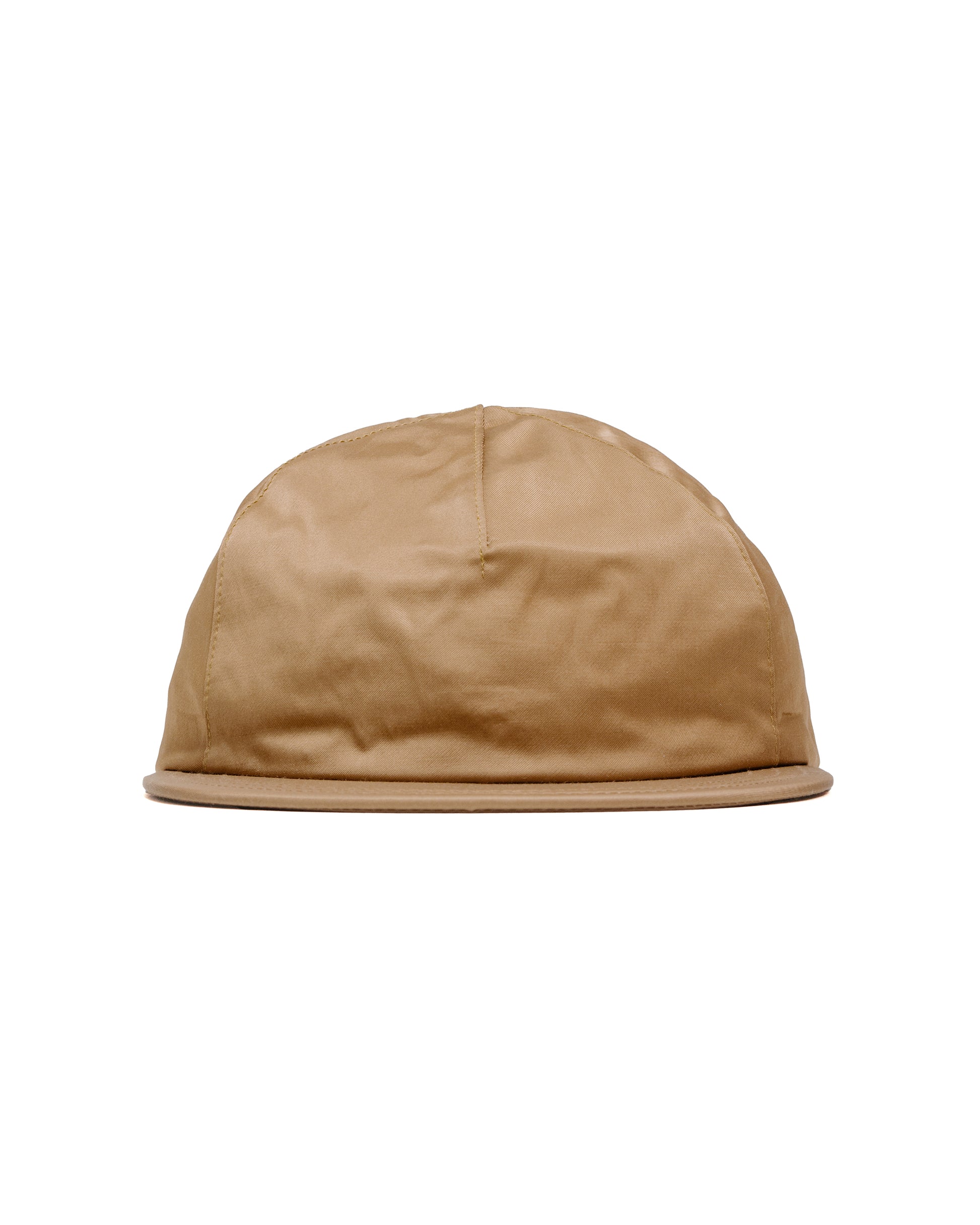 lost & found Found Feather Found Feather 2 Panel Trucker Cap Rayon Cotton Dyed Satin Brown