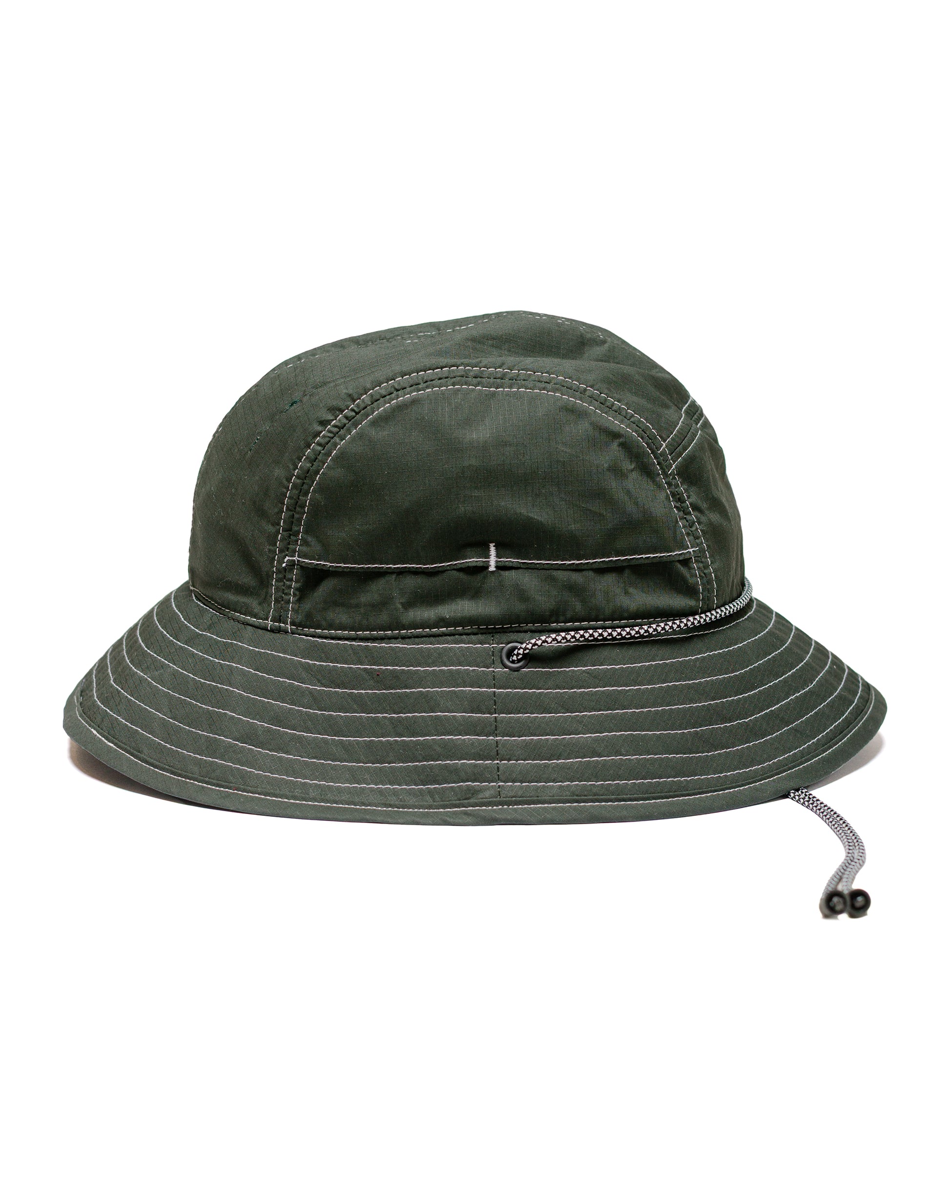lost & found Found Feather Found Feather 5 Panel Explorer Hat Millerain Waxed Cotton Deep Green
