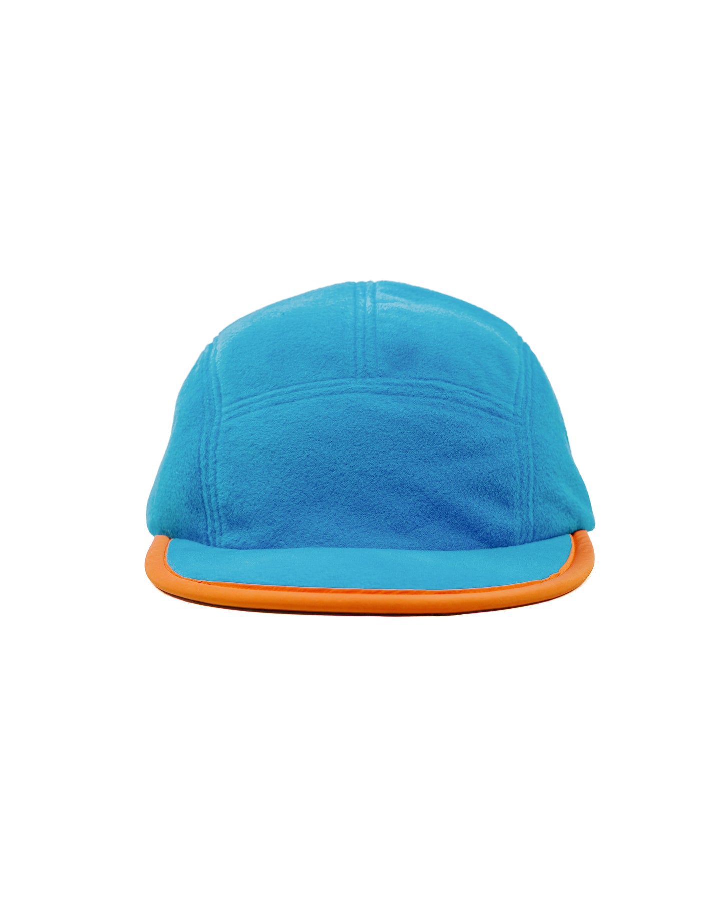 lost & found Found Feather Found Feather 5 Panel Jet Cap Polar Fleece Blue Orange