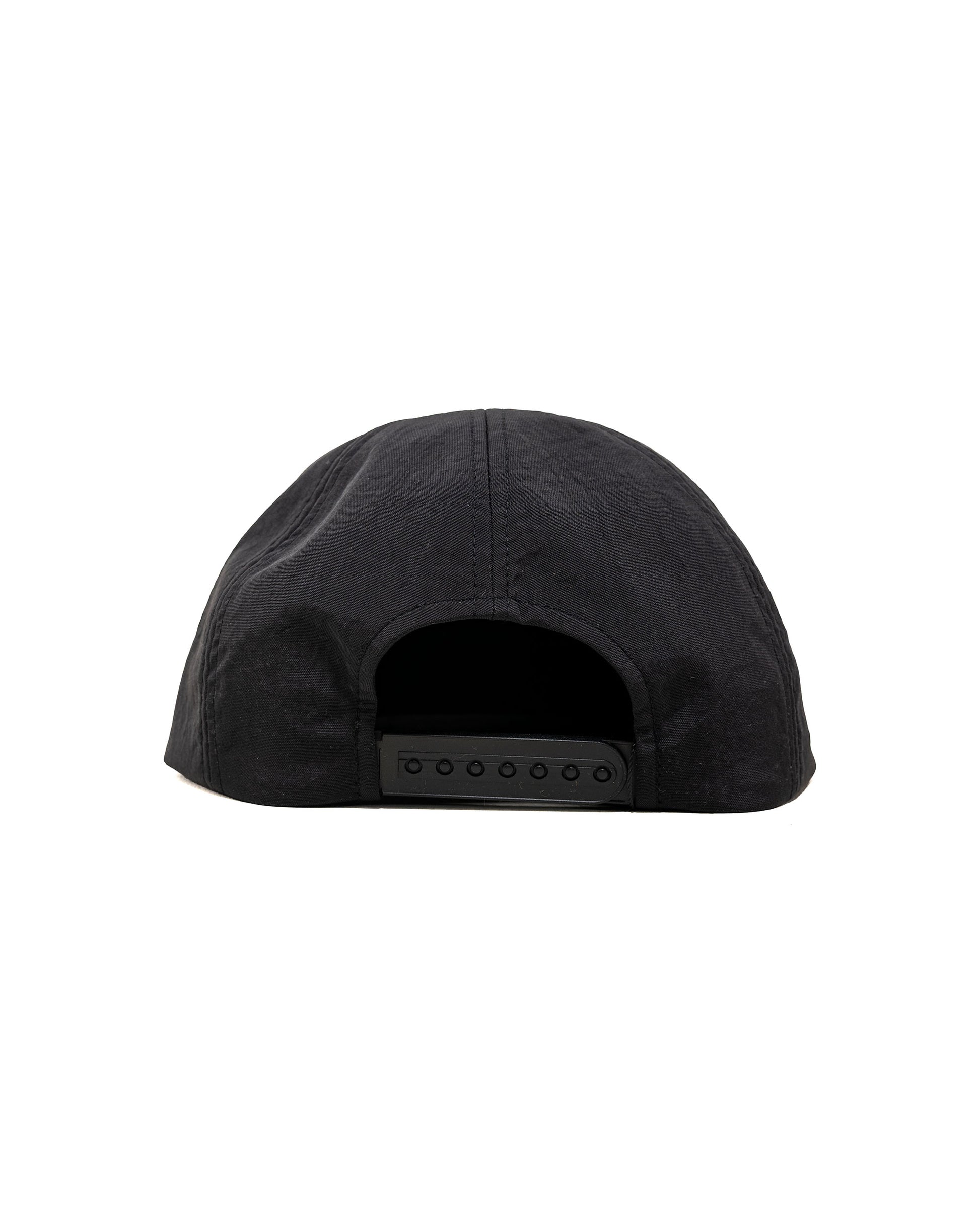 Found Feather 5 Panel Snap Back Nylon Dyed Tusser Black