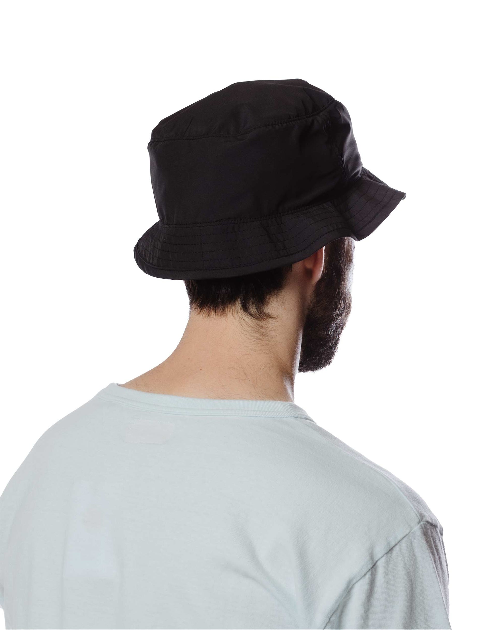 lost & found Found Feather Found Feather Boonie Crusher Hat Poly Dyed Taffeta Black