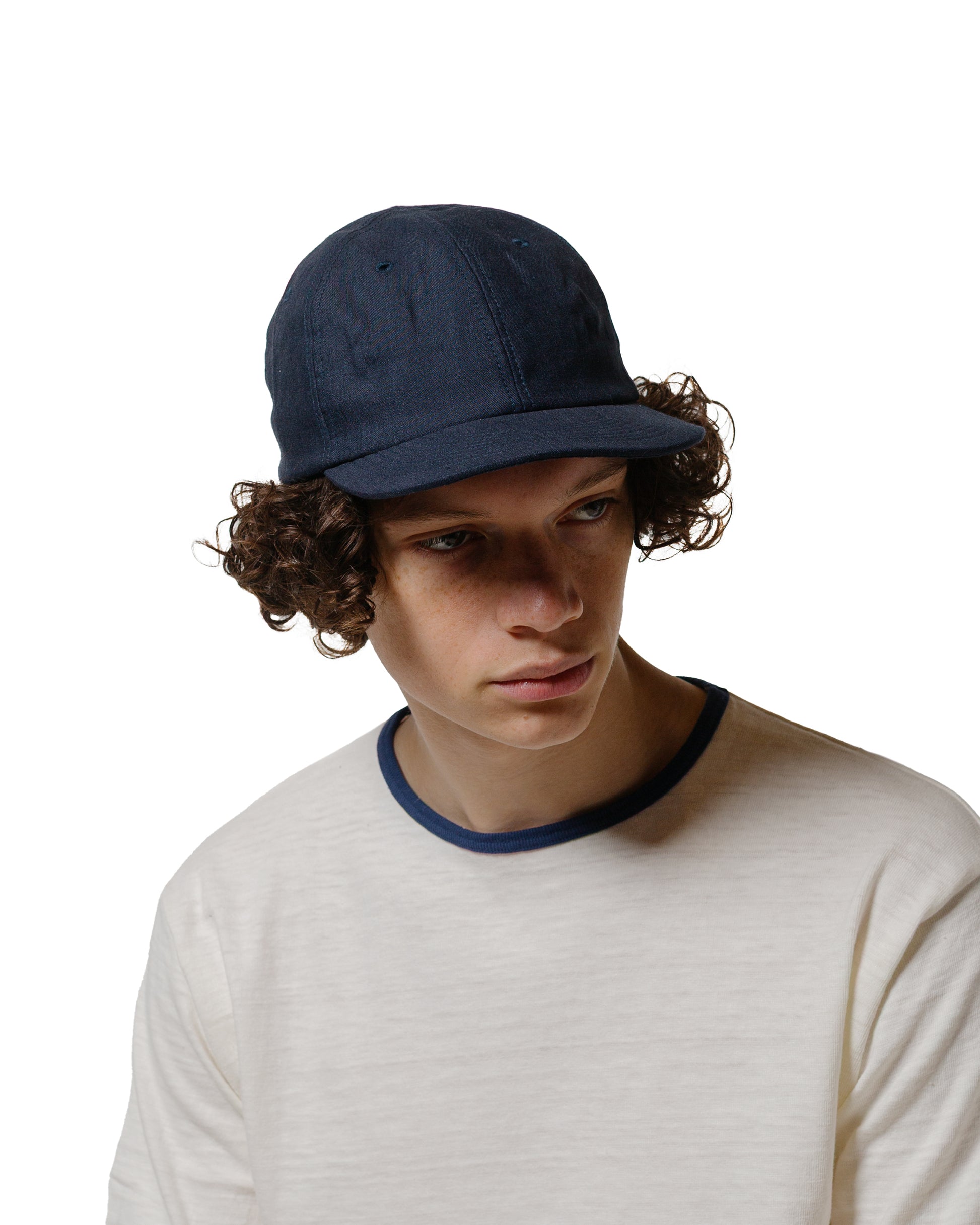lost & found Found Feather Found Feather Classic 6 Panel Baseball Cap Cotton Linen CoolMAX Navy