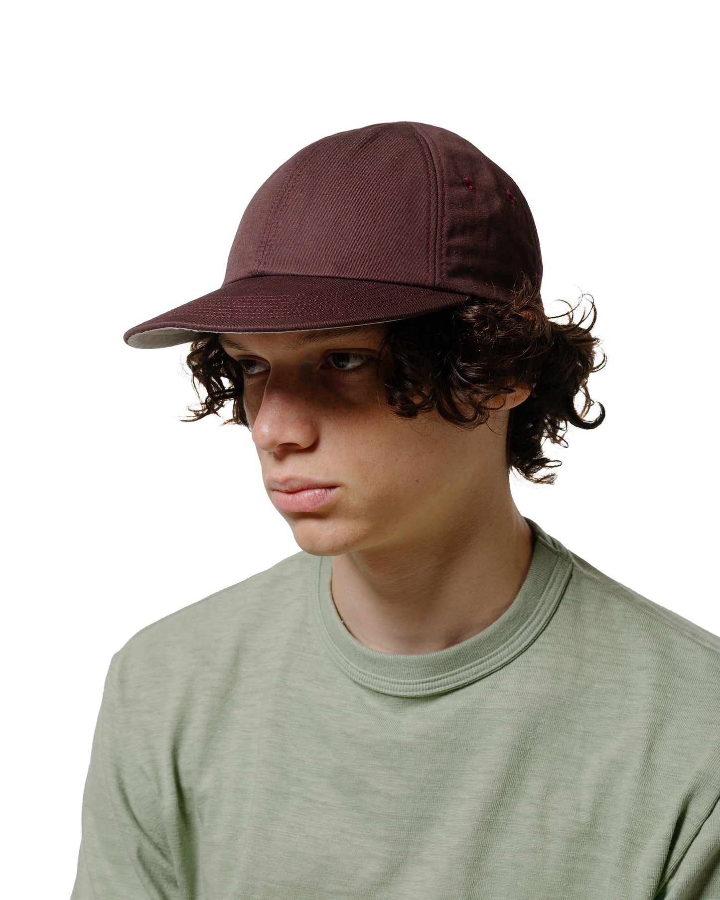 lost & found Found Feather Found Feather Classic 6 Panel Cap Cotton Linen Poly Dyed Weather Muted Purple