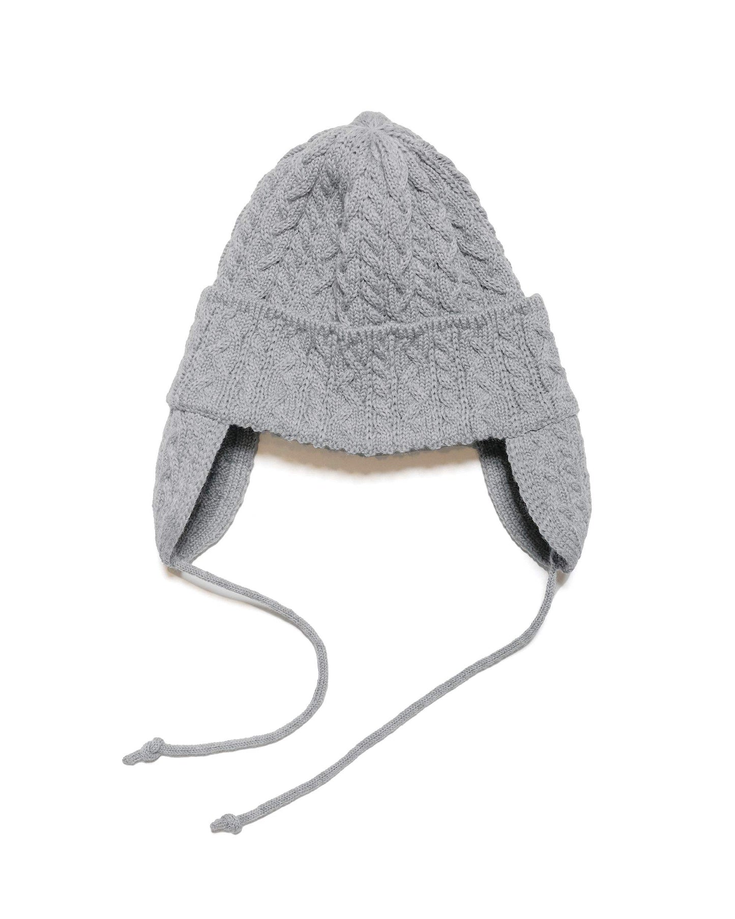 lost & found Found Feather Found Feather Elias Knit Flightcap Italian Merino Wool Light Grey