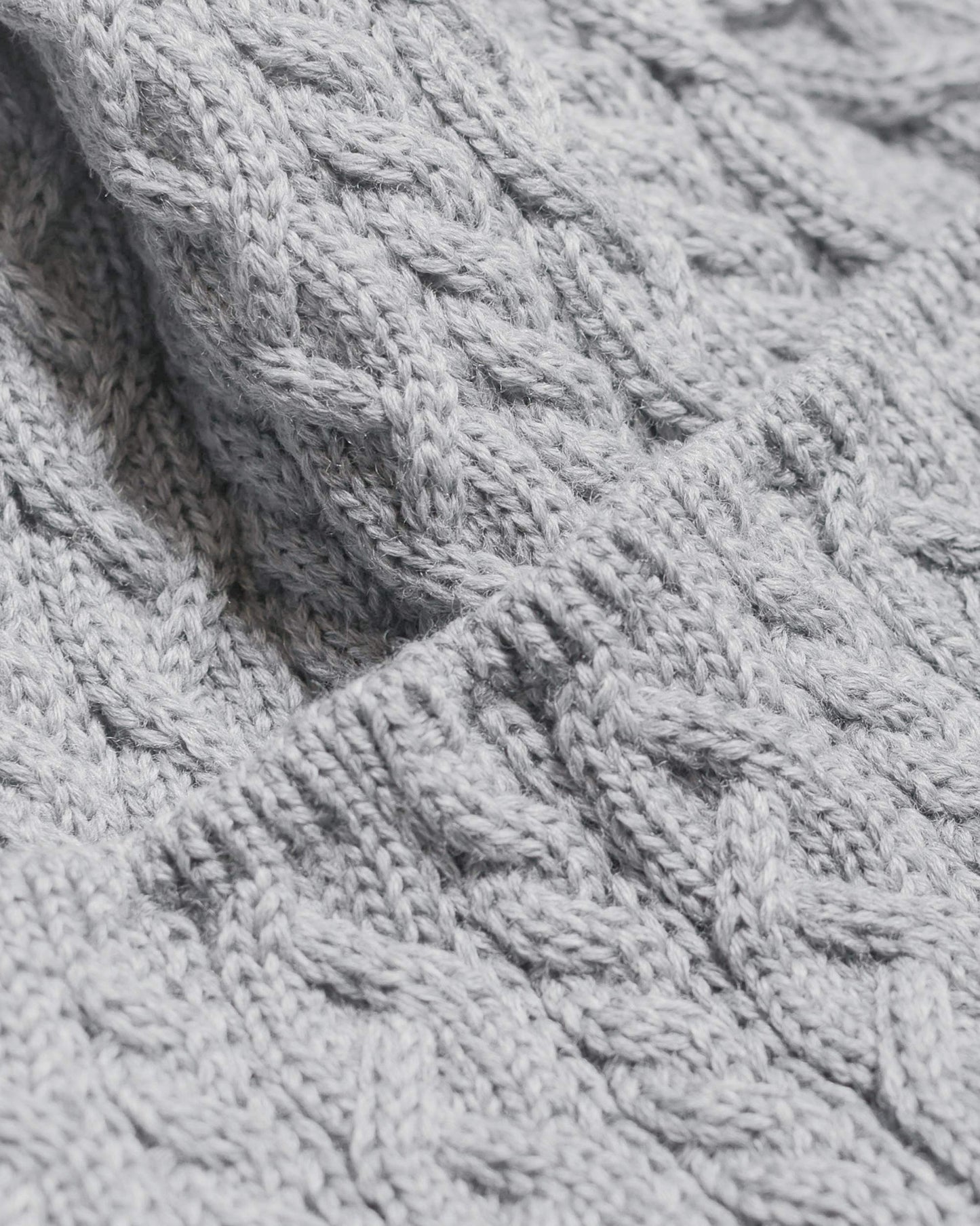 lost & found Found Feather Found Feather Elias Knit Flightcap Italian Merino Wool Light Grey