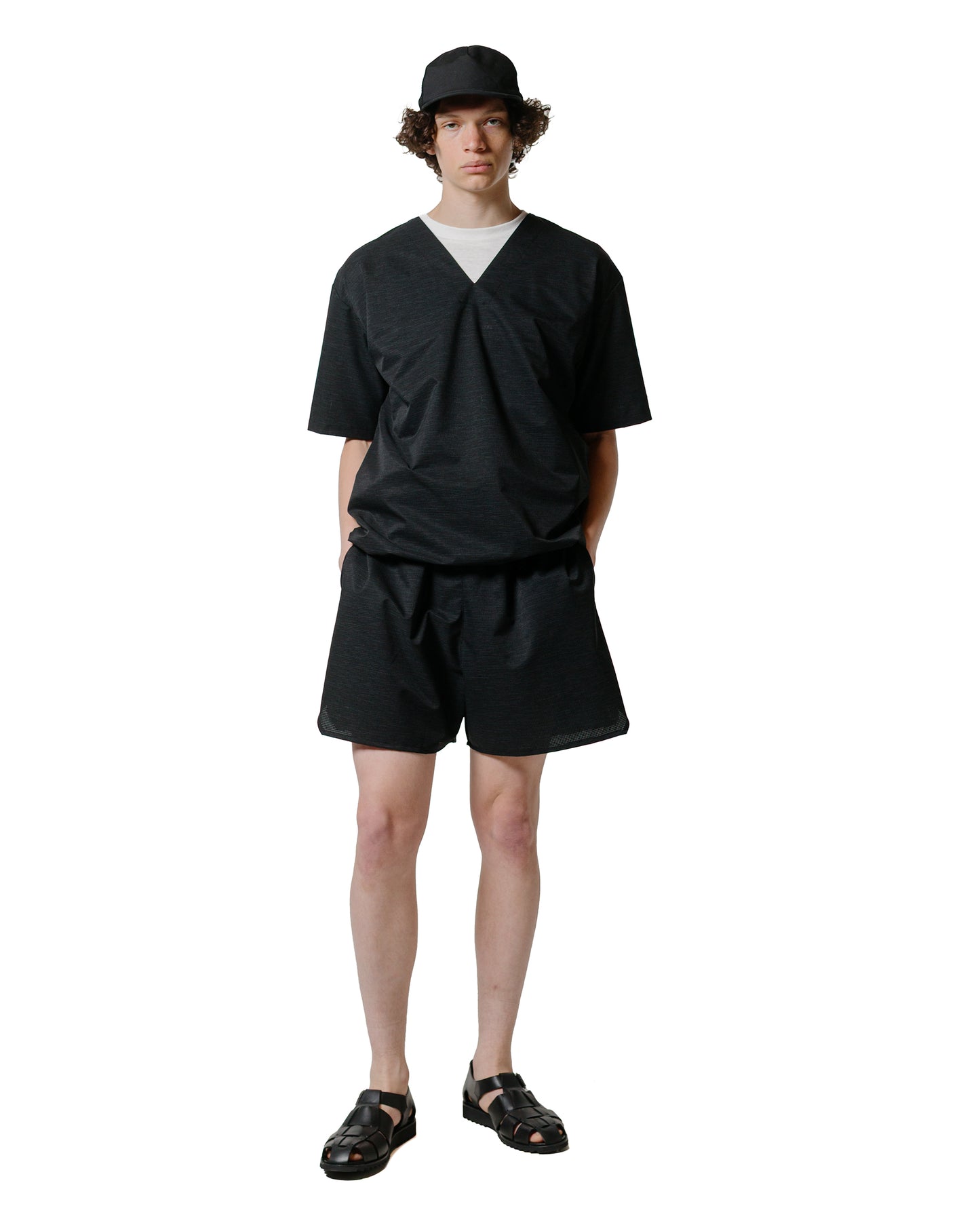 lost & found Found Feather Found Feather MIL Spec Shorts Dot AIR Slub Linen Black