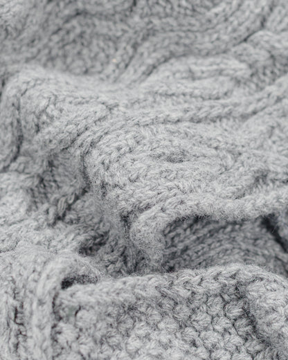 lost & found Found Feather Found Feather Pom Pom Beanie Lambswool Grey