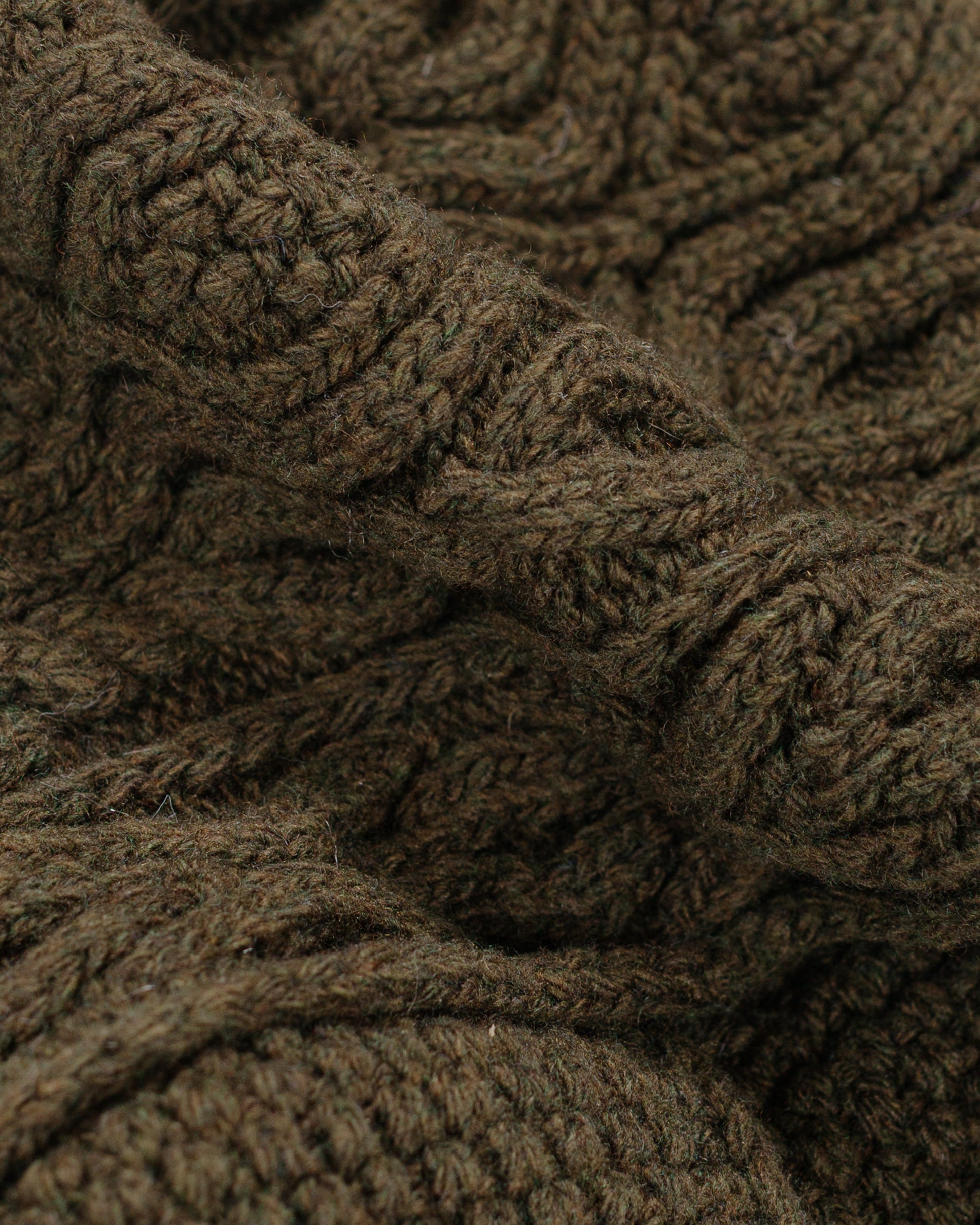lost & found Found Feather Found Feather Pom Pom Beanie Lambswool Olive