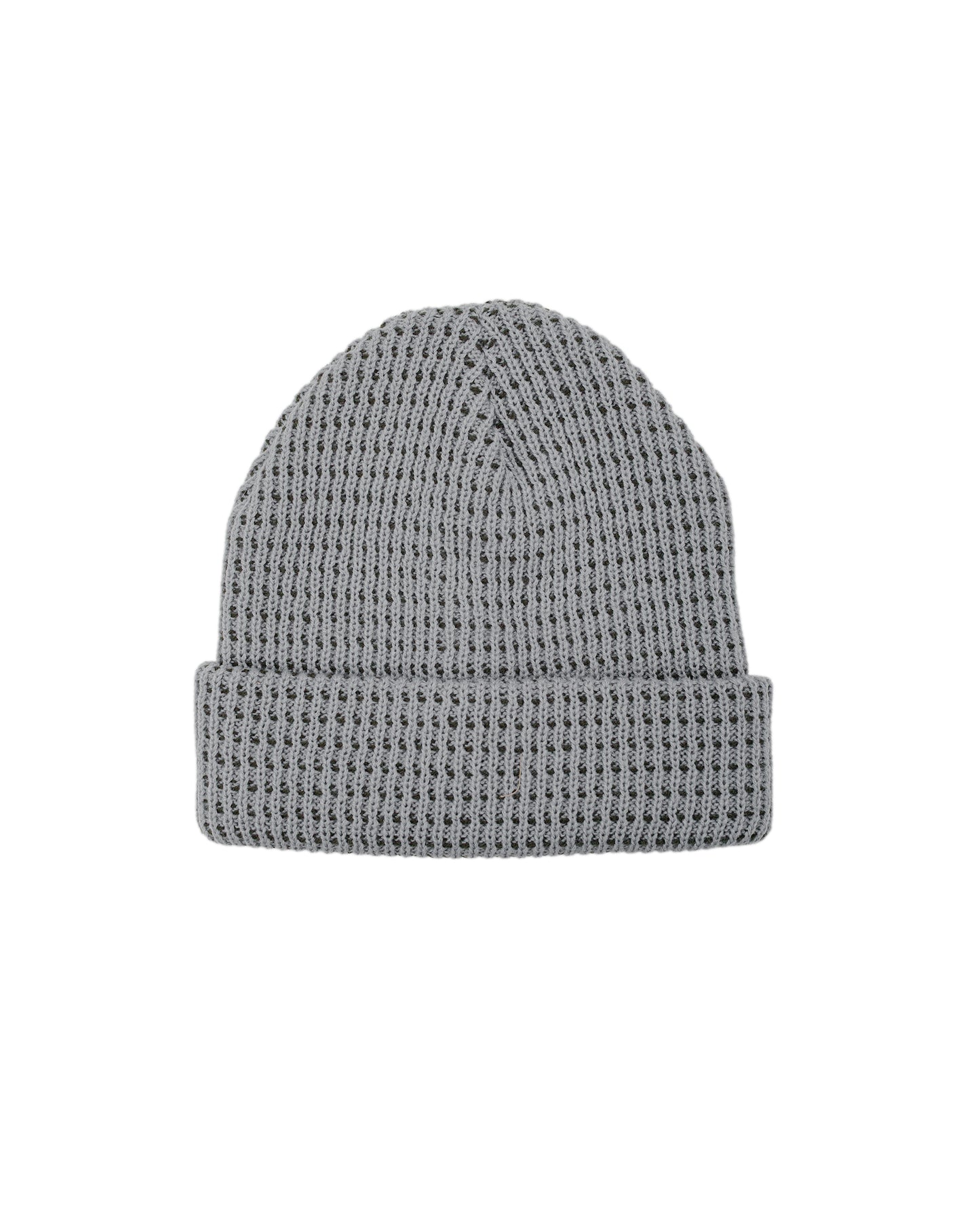 lost & found Found Feather Found Feather Waffle Beanie Acrylic Knit Grey Olive