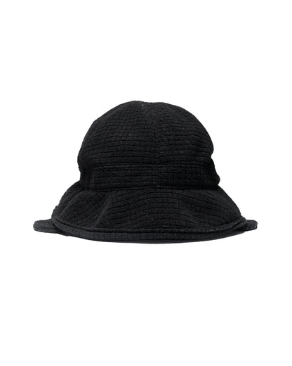 lost & found Found Feather Found Feather Winter Safari Hat Quilted Polar Fleece Black