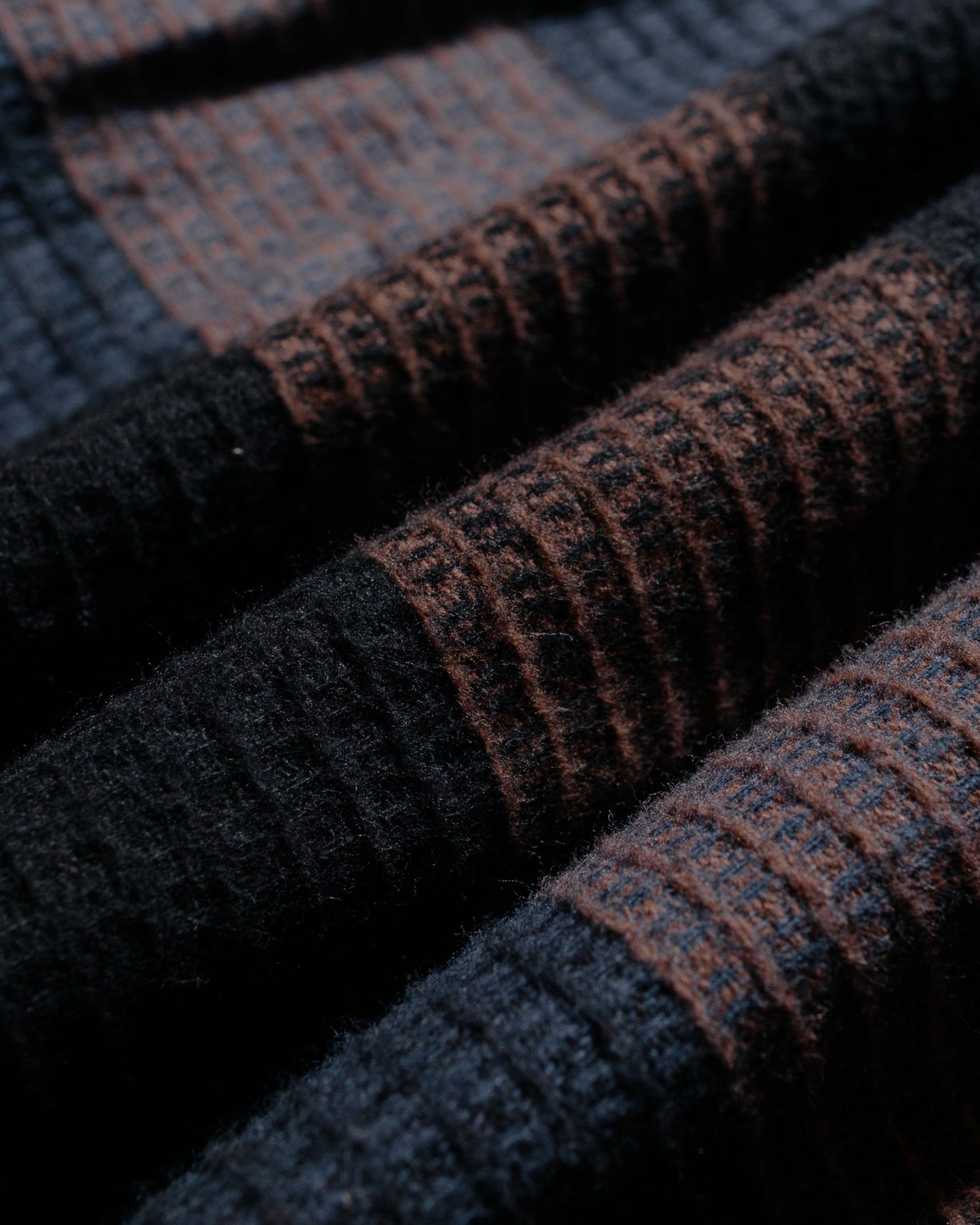 lost & found Gitman Vintage Bros. Gitman Vintage Bros. Black Brushed Waffle Check Camp Shirt