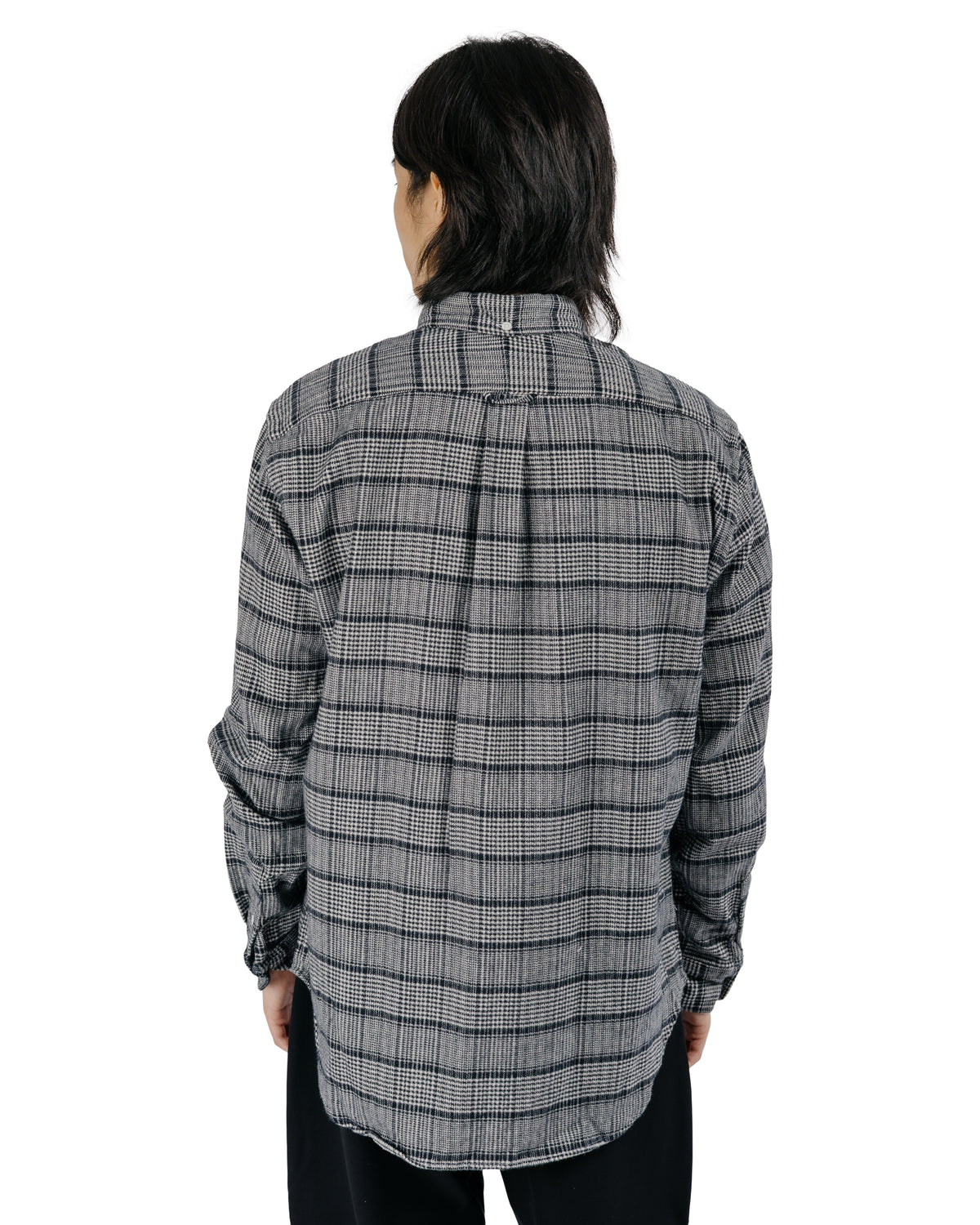 Gitman Vintage Bros. Black Heavy Pique Flannel Shirt