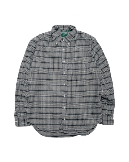 Gitman Vintage Bros. Black Heavy Pique Flannel Shirt