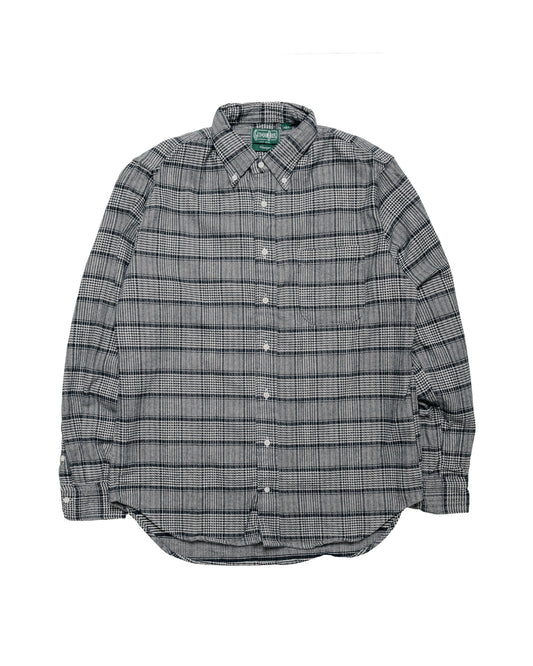 Gitman Vintage Bros. Black Heavy Pique Flannel Shirt