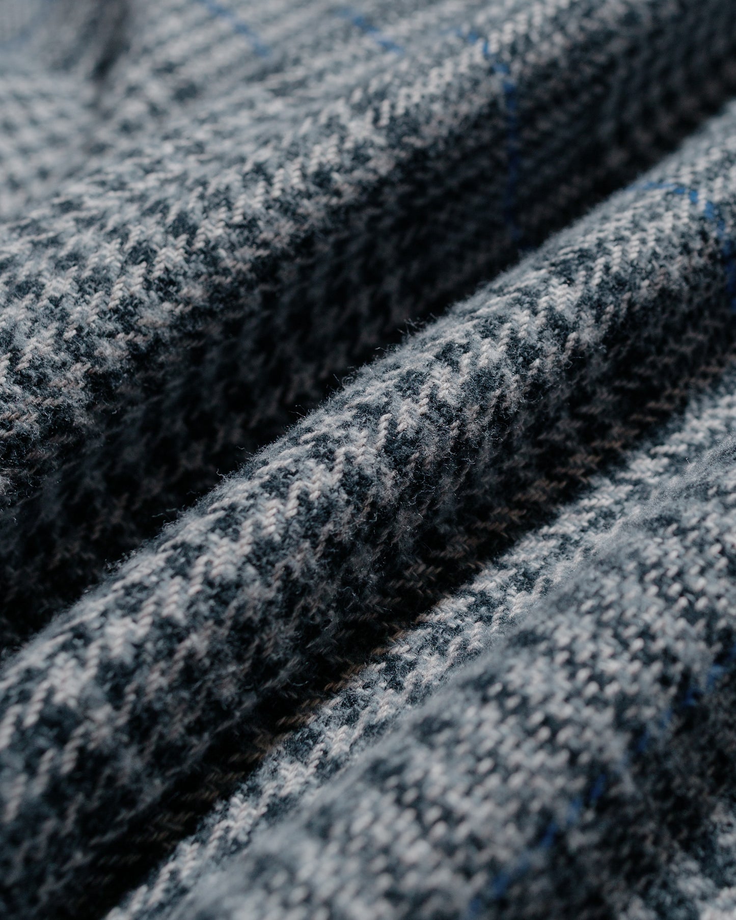 lost & found Gitman Vintage Bros. Gitman Vintage Bros. Grey Cotton Tweed Check Shirt
