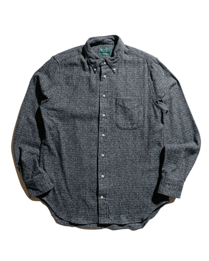 lost & found Gitman Vintage Bros. Gitman Vintage Bros. Grey Cotton Tweed Shirt