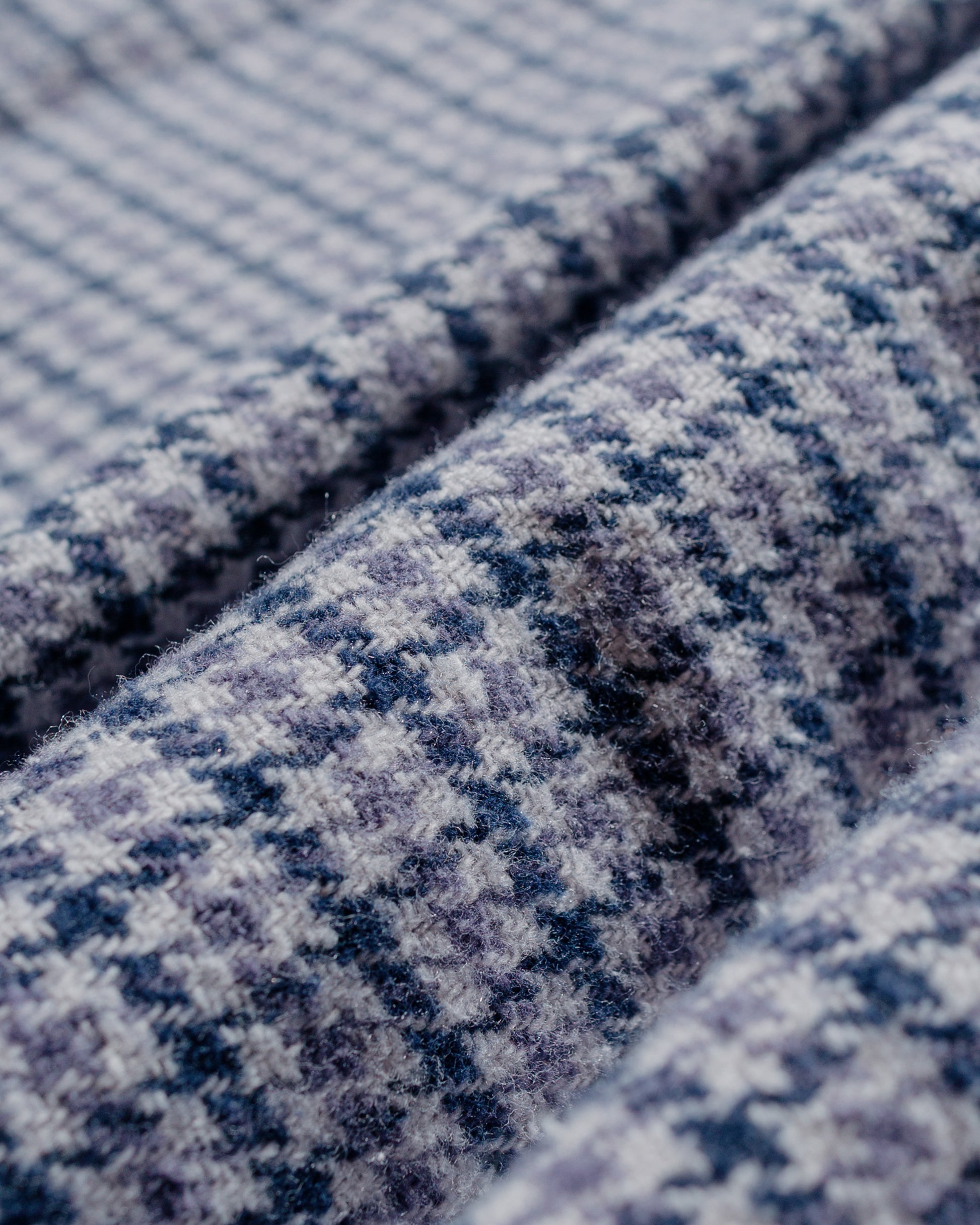 lost & found Gitman Vintage Bros. Gitman Vintage Bros. Grey Houndstooth Check Shirt