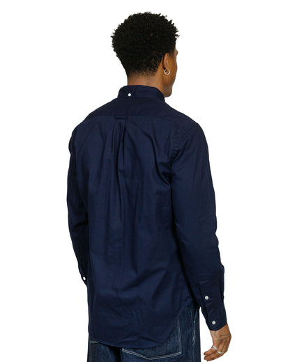 lost & found Gitman Vintage Bros. Gitman Vintage Bros. Long Sleeve Navy Overdye Oxford