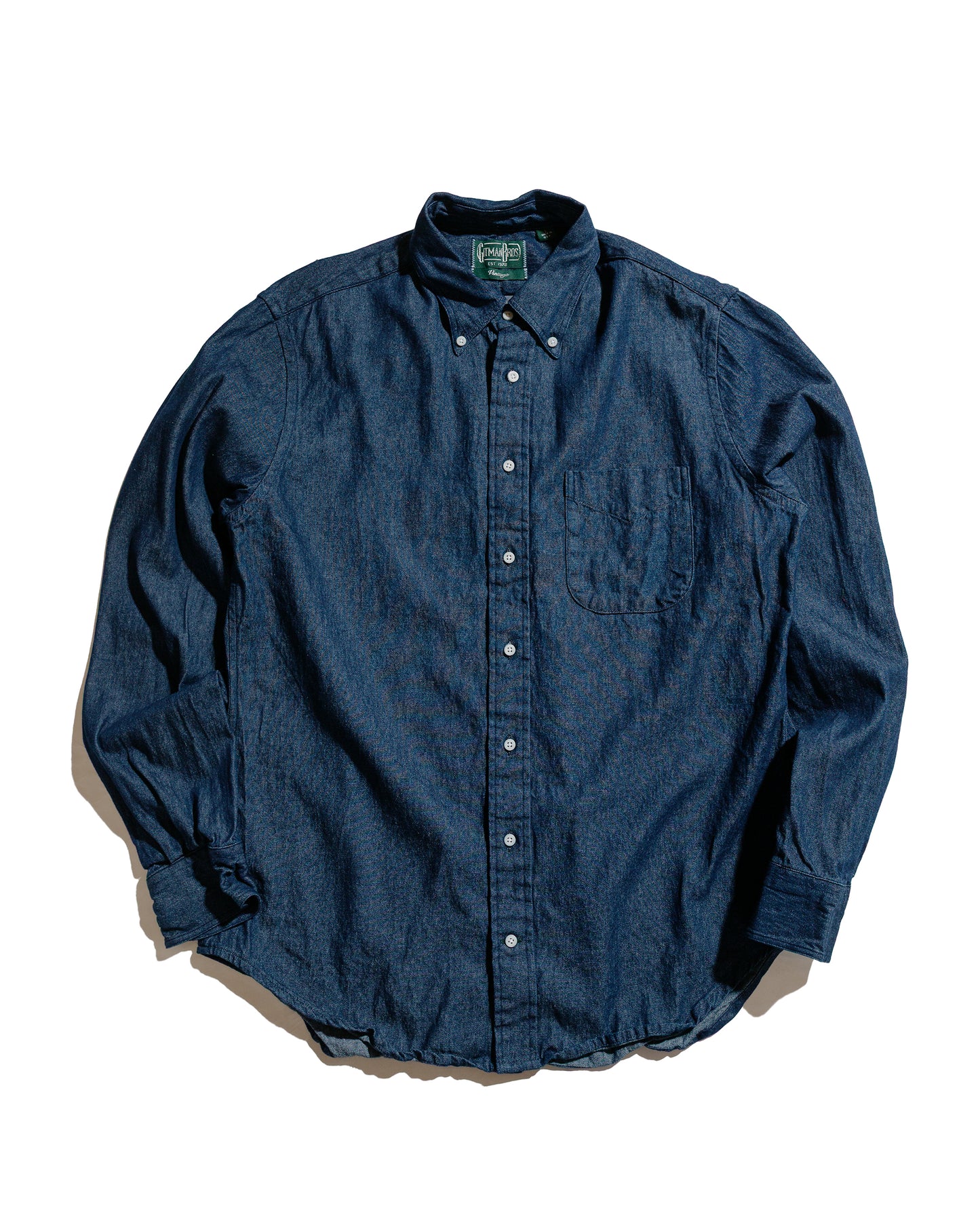 lost & found Gitman Vintage Bros. Gitman Vintage Bros. Summerweight Indigo Denim Shirt