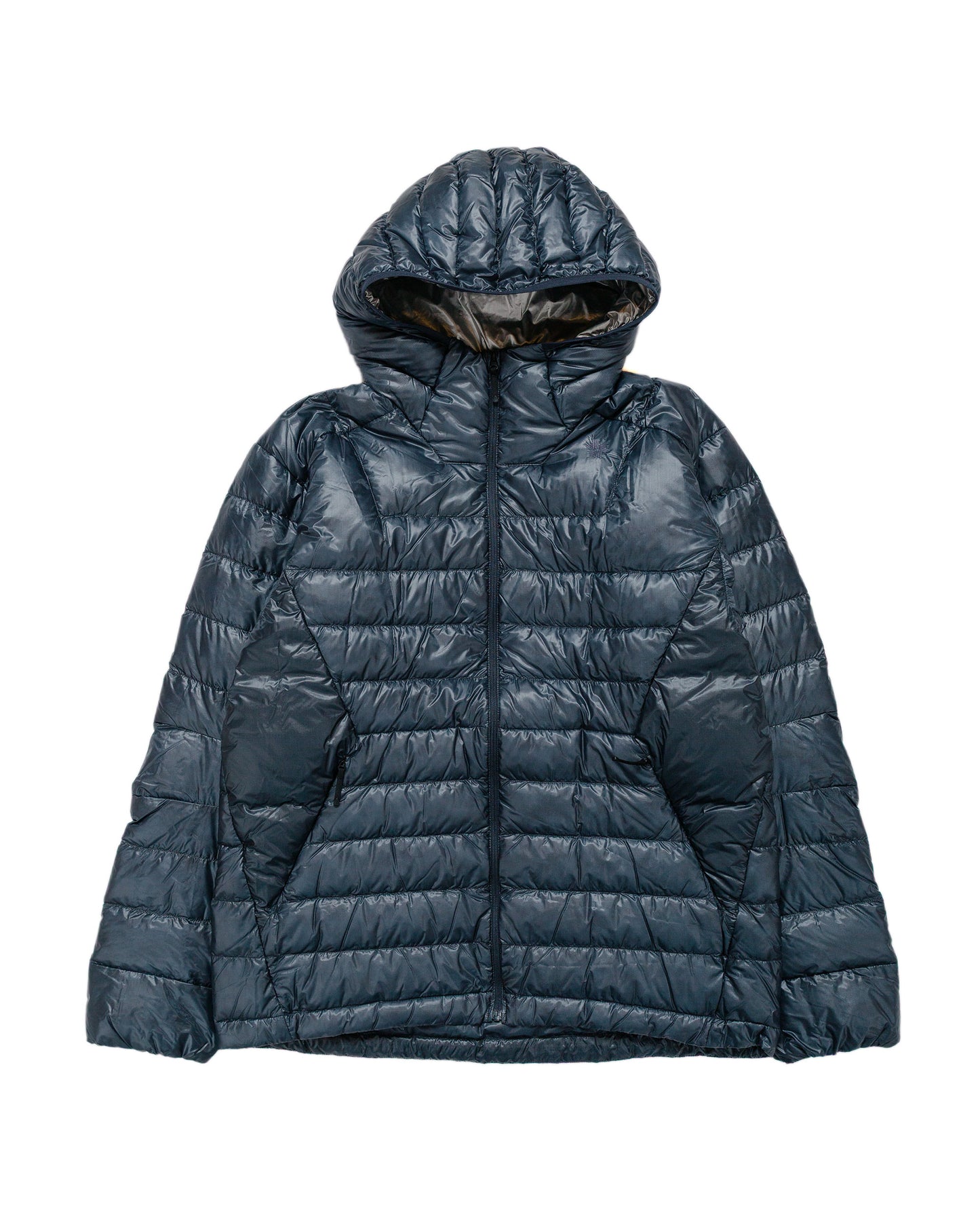 lost & found Goldwin Goldwin 1000FP Sputtering Hooded Down Jacket Wolf Gray