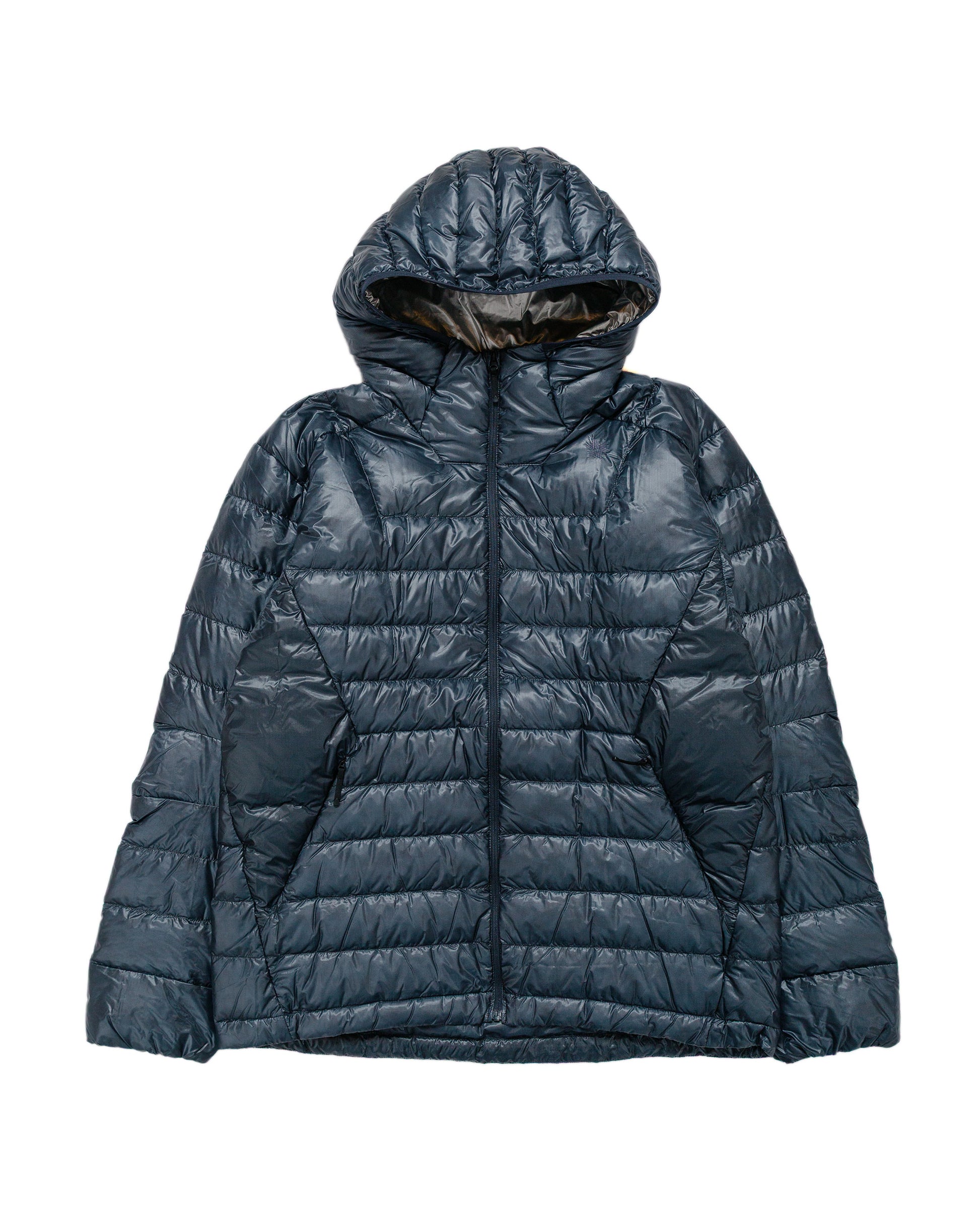lost & found Goldwin Goldwin 1000FP Sputtering Hooded Down Jacket Wolf Gray