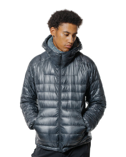 lost & found Goldwin Goldwin 1000FP Sputtering Hooded Down Jacket Wolf Gray