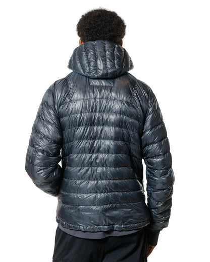 lost & found Goldwin Goldwin 1000FP Sputtering Hooded Down Jacket Wolf Gray