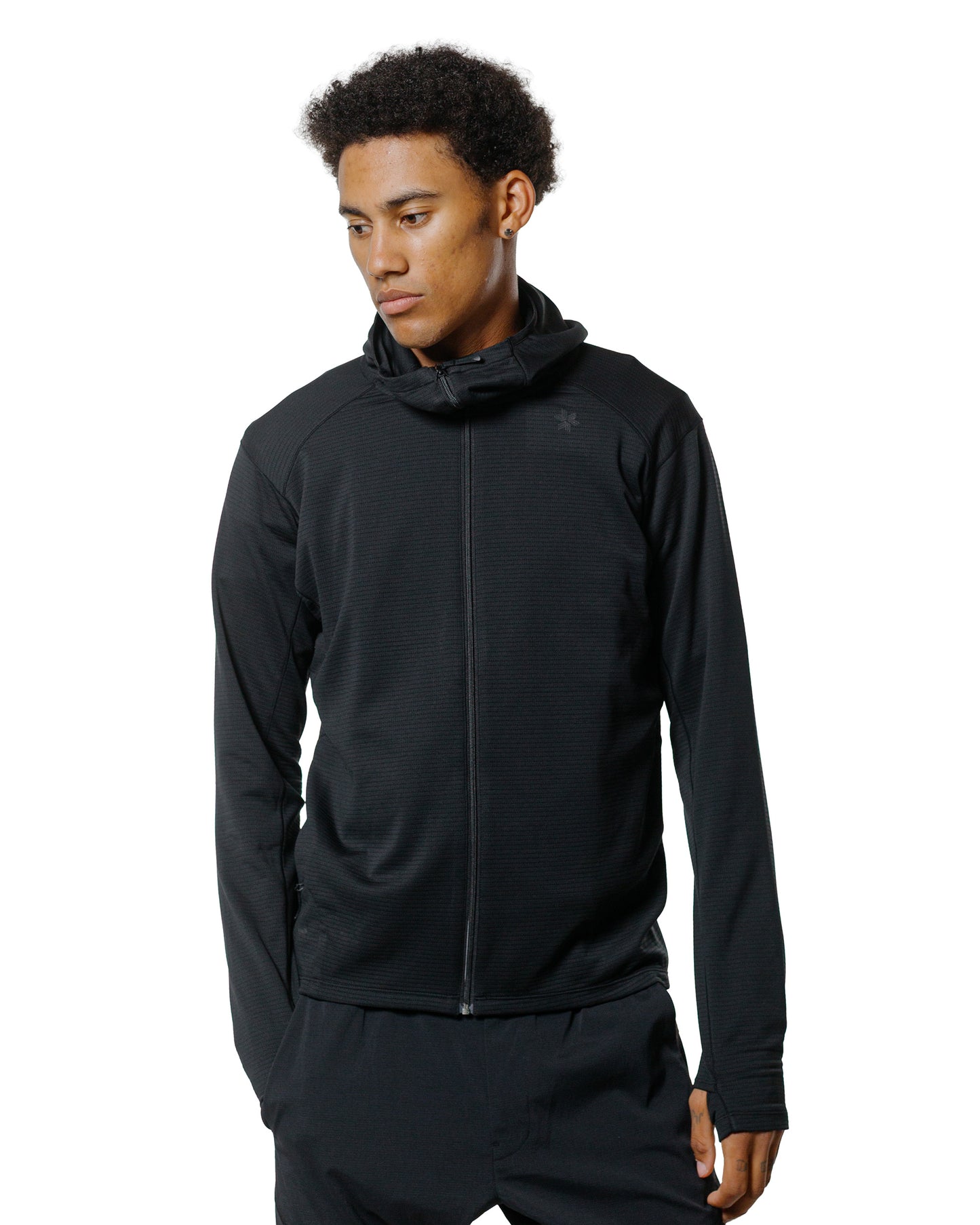 lost & found Goldwin Goldwin Dual Layered L/S Hoodie Black