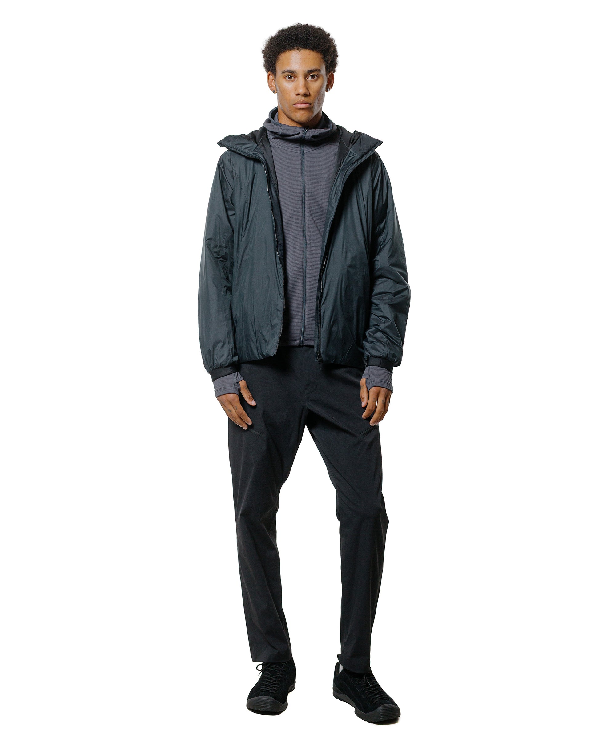 lost & found Goldwin Goldwin Dual Layered L/S Hoodie Cloud Grey