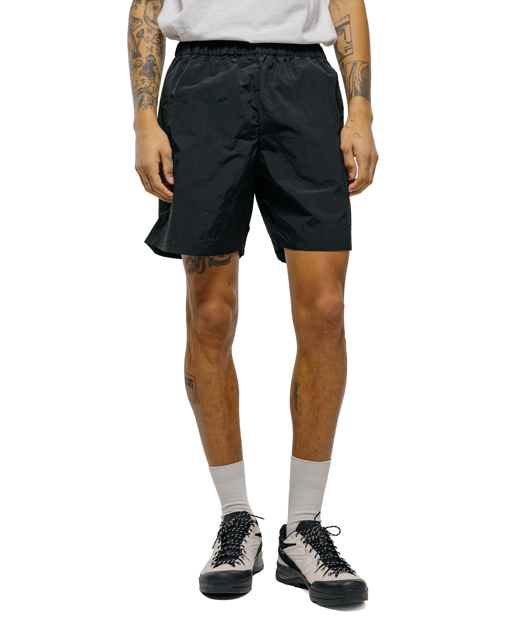 lost & found Goldwin Goldwin Nylon Shorts Black