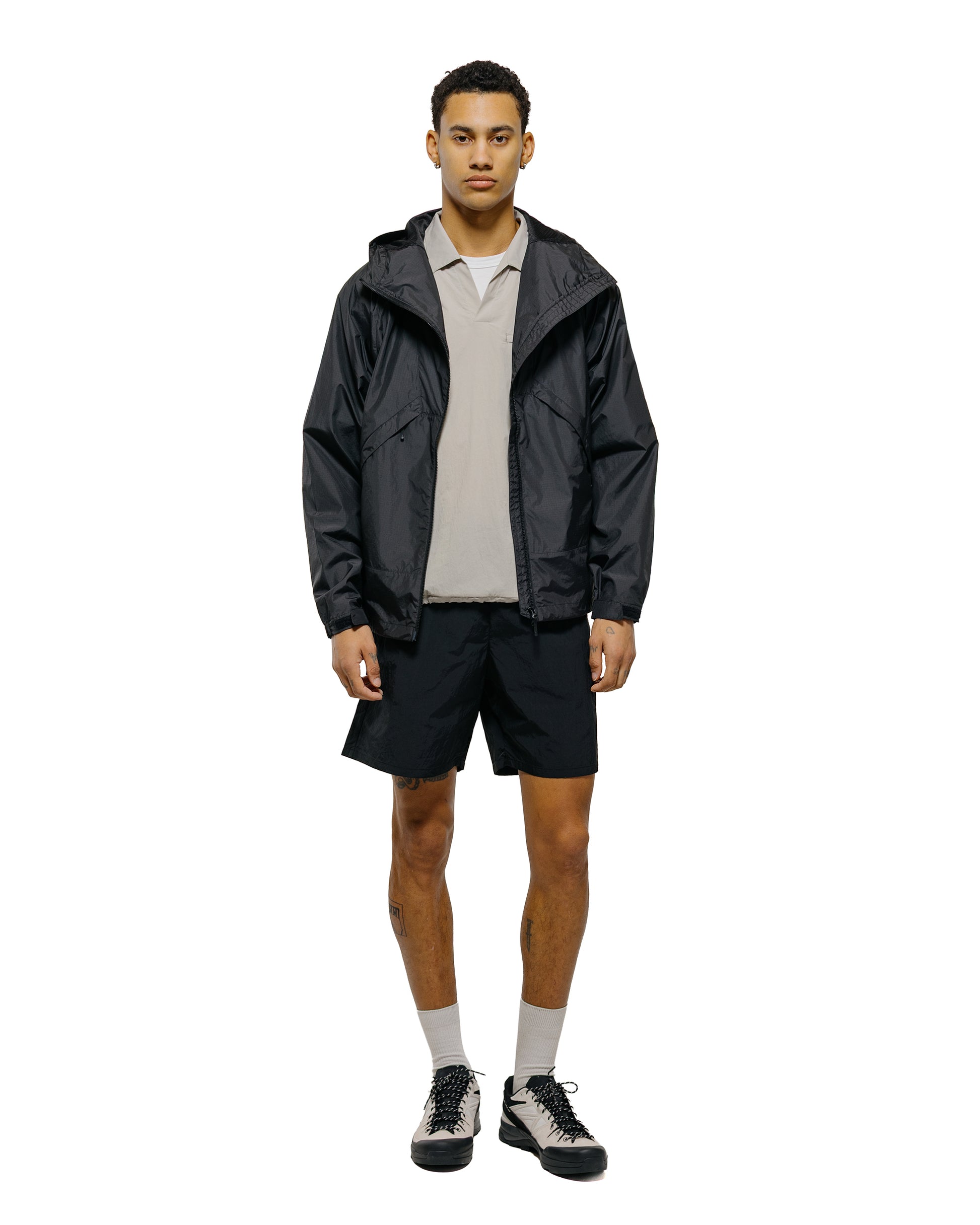 lost & found Goldwin Goldwin Nylon Shorts Black