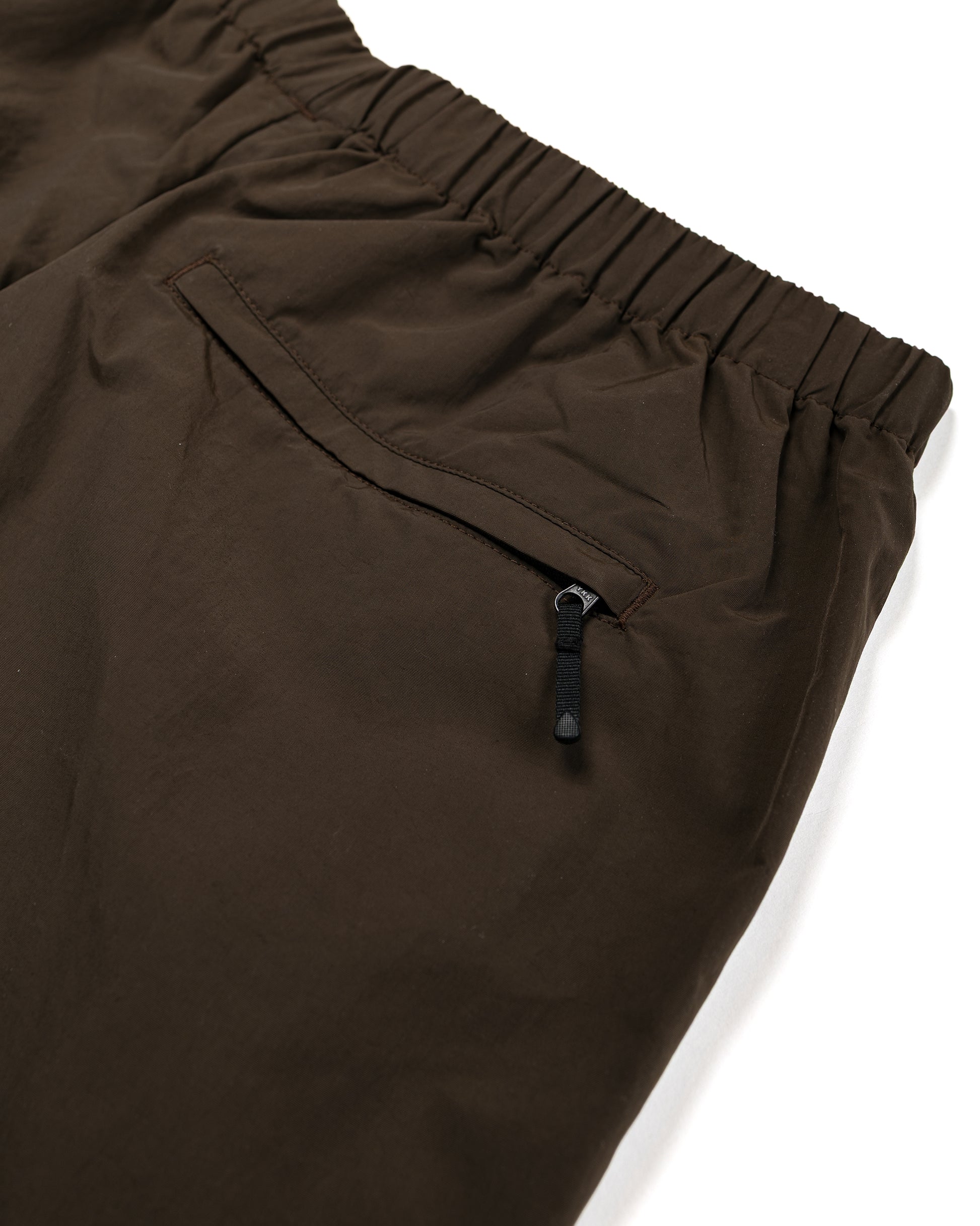 lost & found Goldwin Goldwin Nylon Shorts Jet Brown