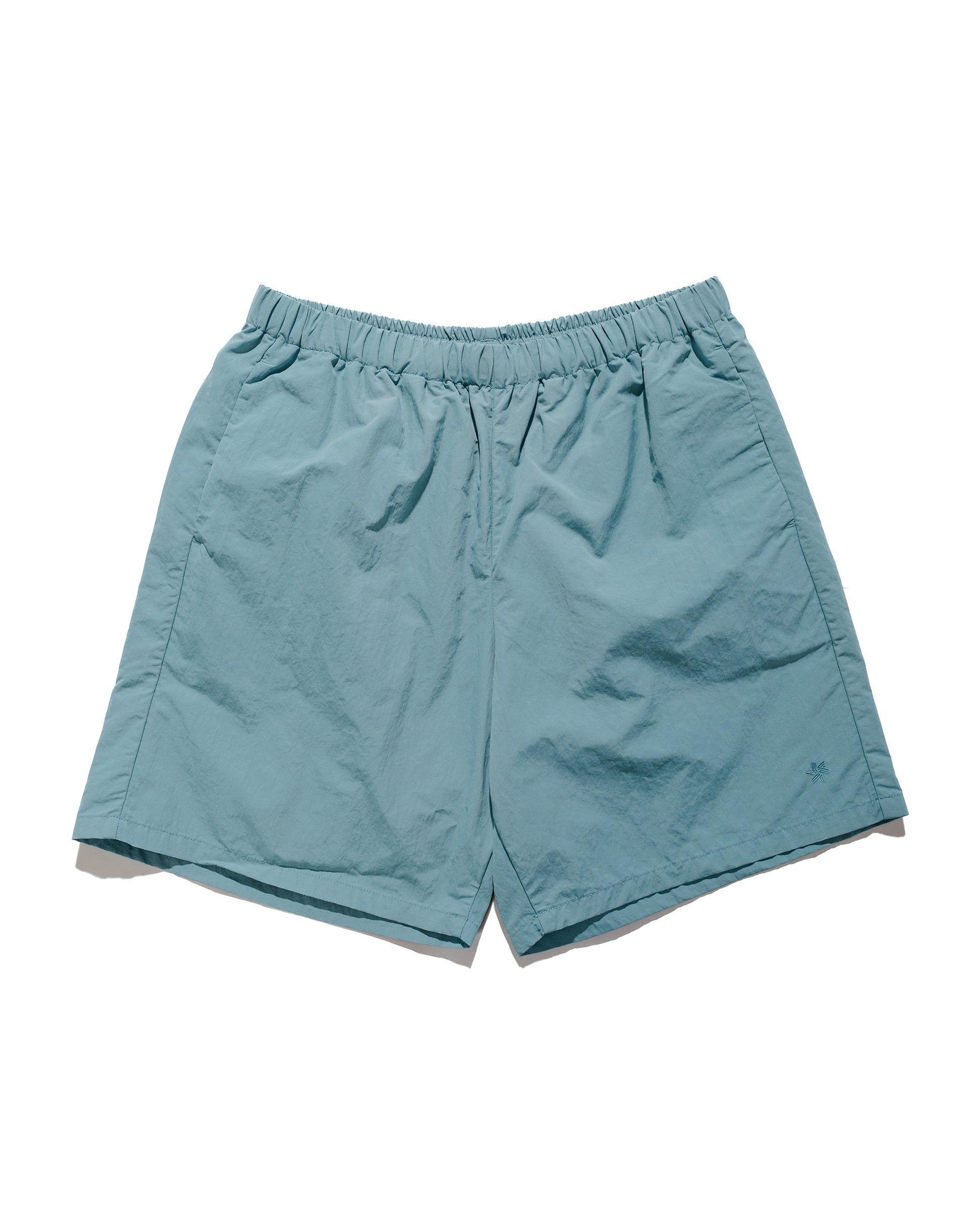 lost & found Goldwin Goldwin Nylon Shorts Smoke Aqua