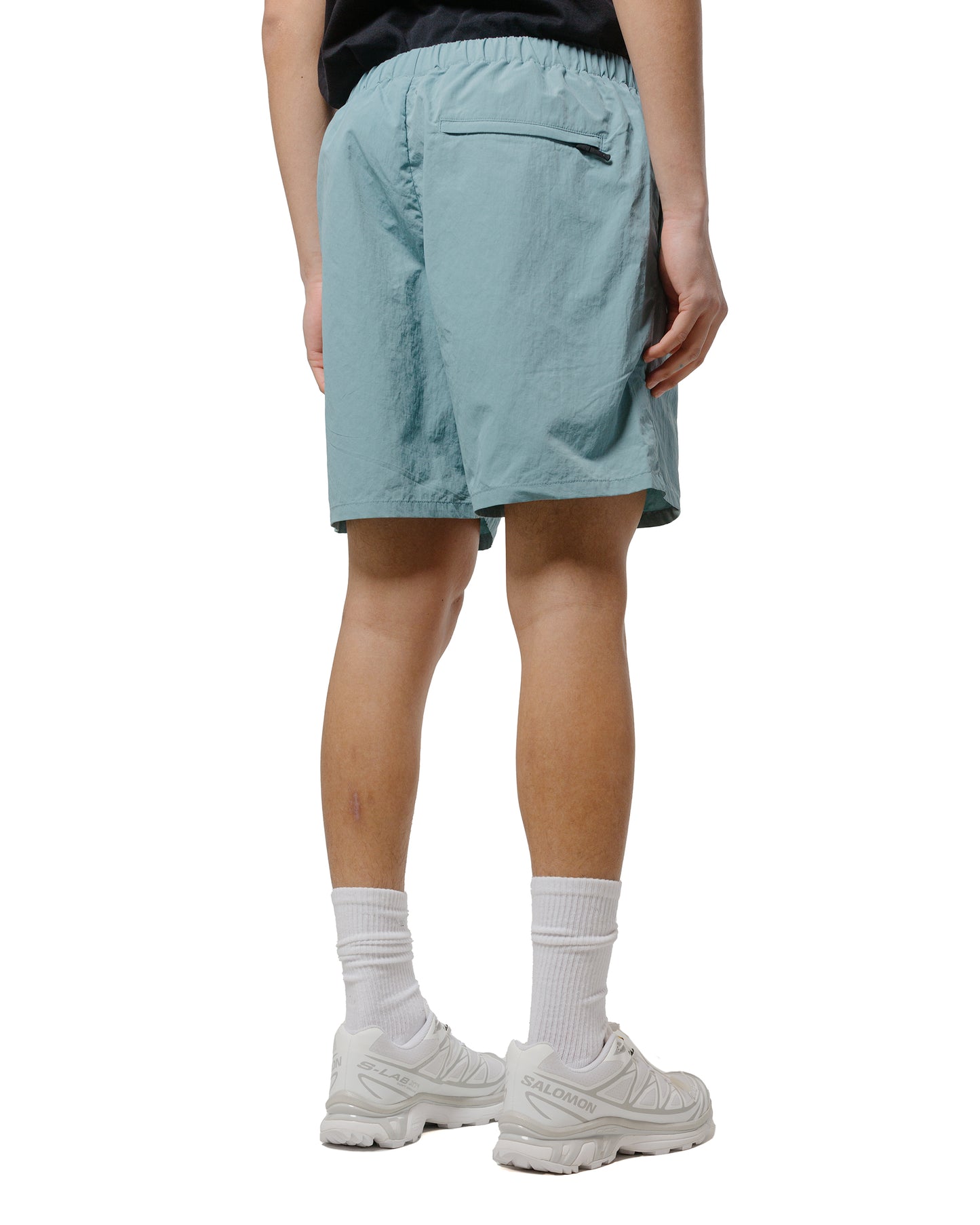 lost & found Goldwin Goldwin Nylon Shorts Smoke Aqua